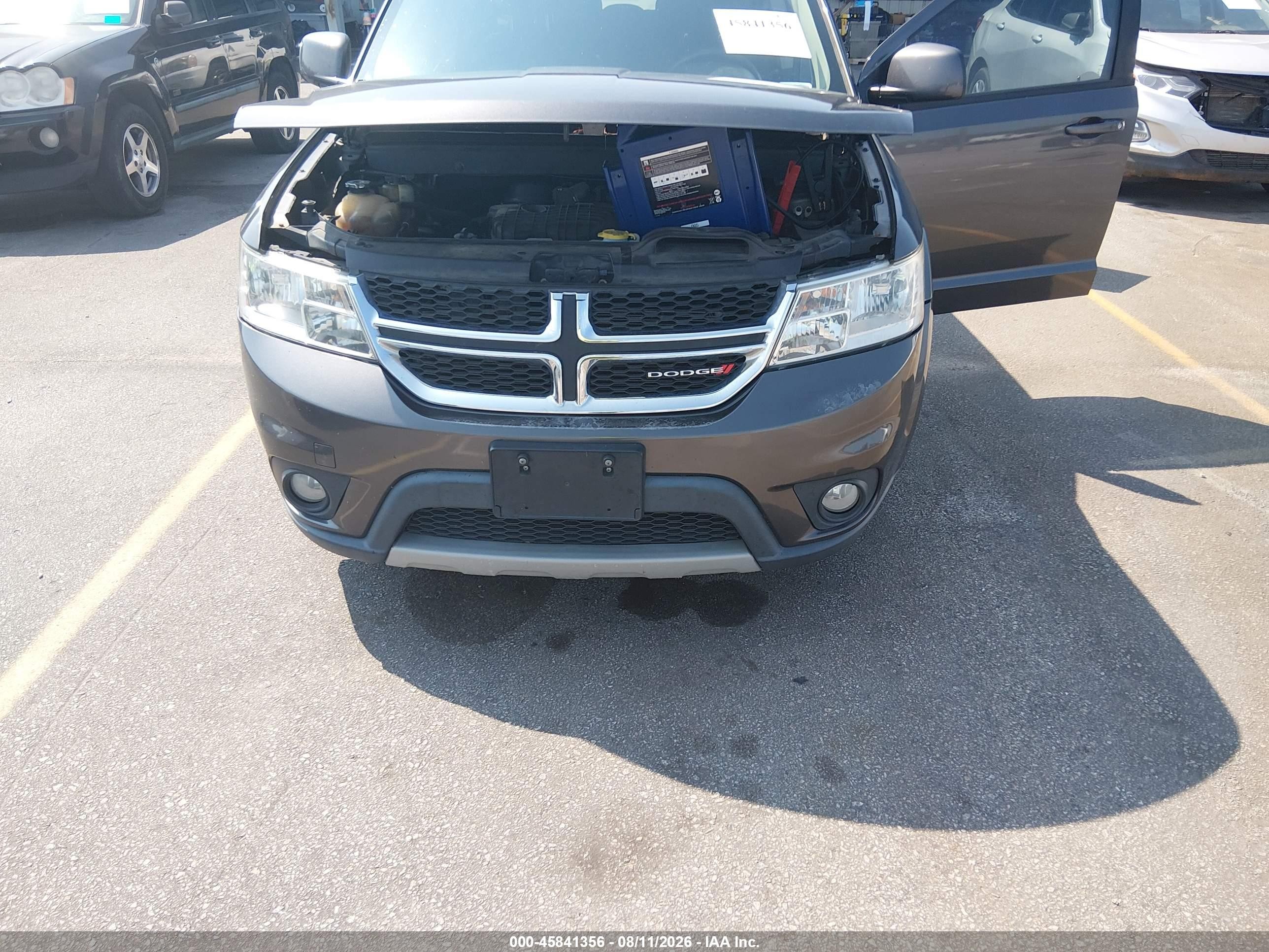2015 Dodge Journey Sxt Серый vin: 3C4PDCBG1FT743048