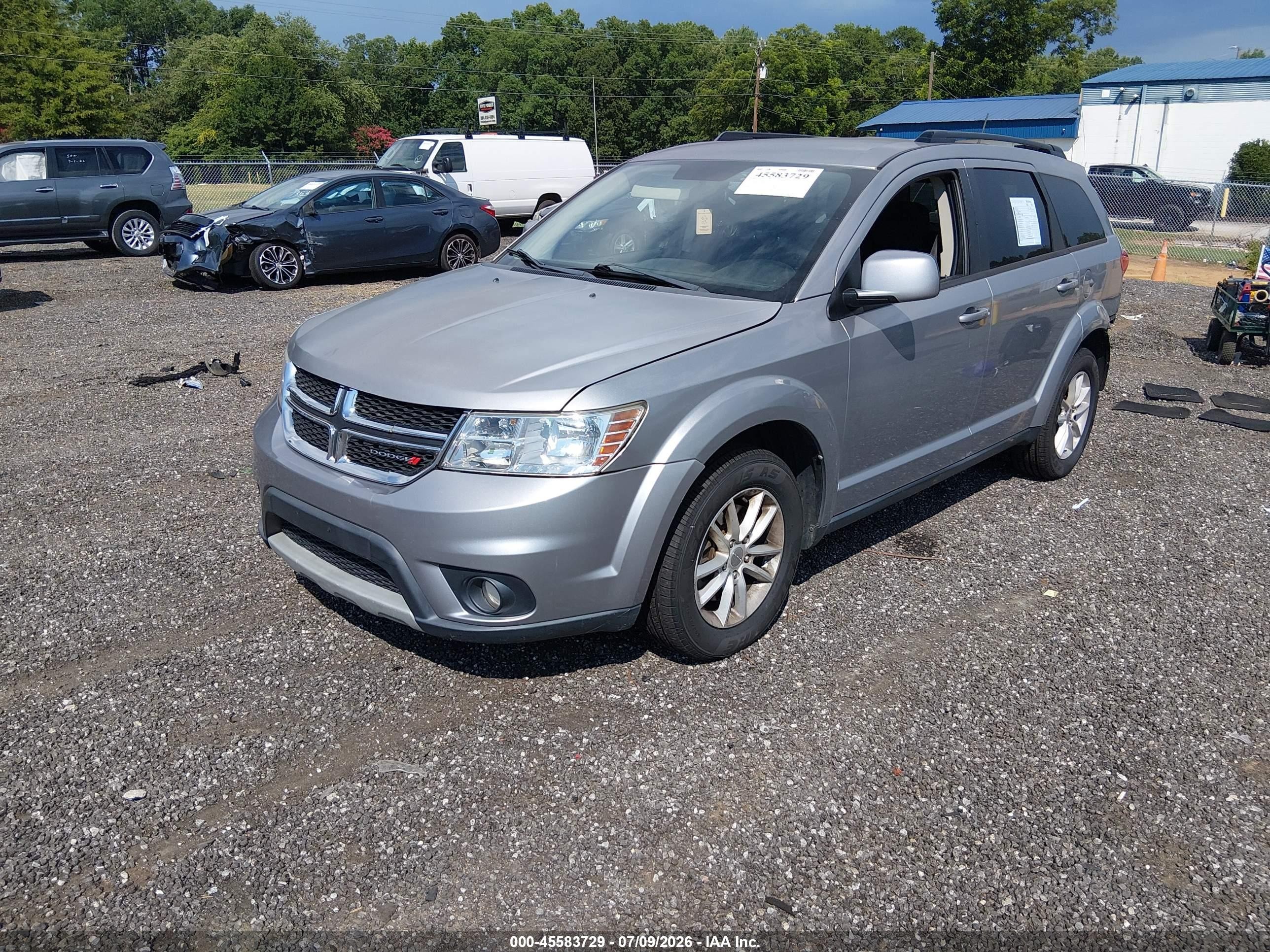 2015 Dodge Journey Sxt Silver vin: 3C4PDCBG1FT743180