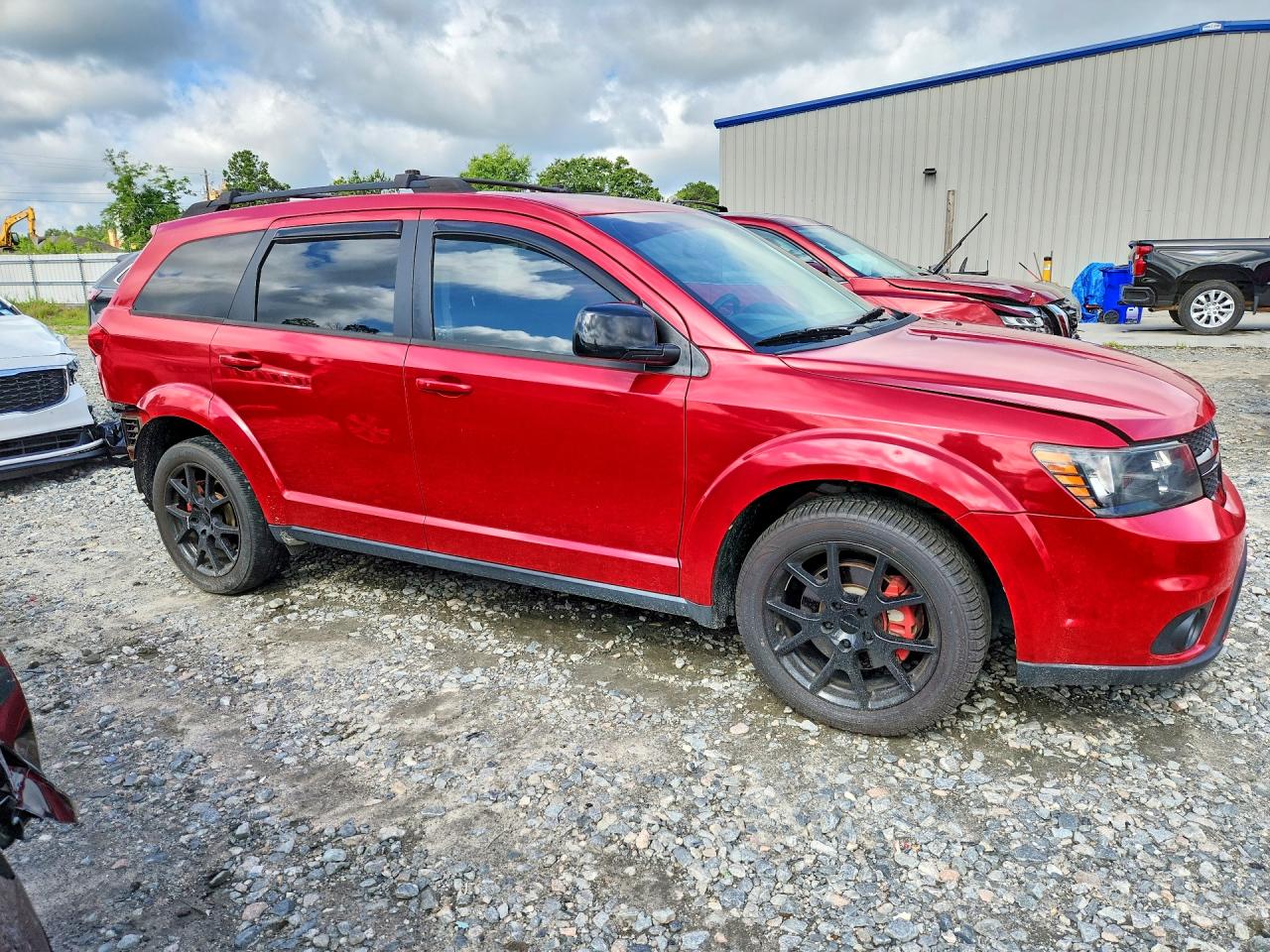 2015 Dodge Journey Sxt Красный vin: 3C4PDCBG1FT747939
