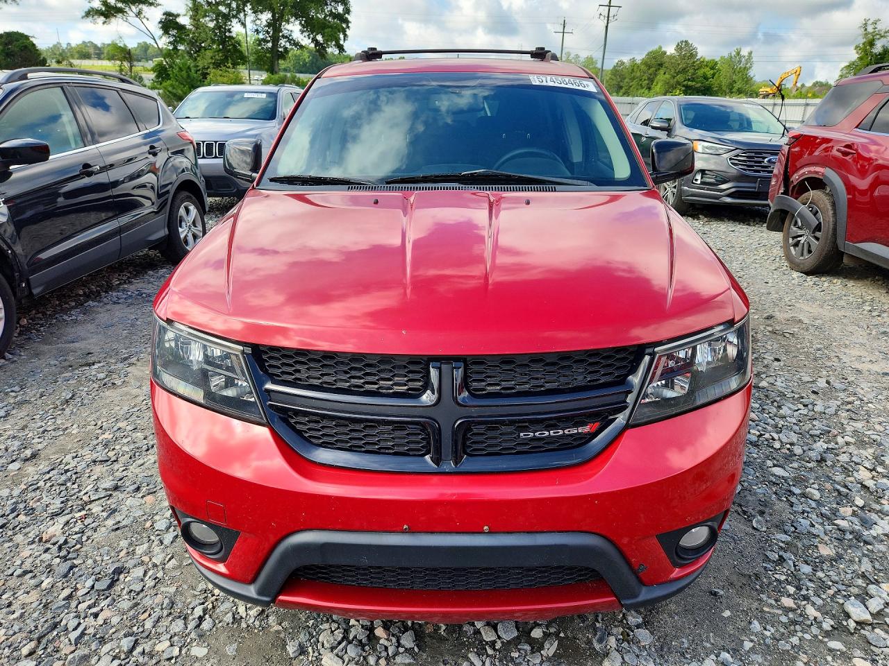 2015 Dodge Journey Sxt Красный vin: 3C4PDCBG1FT747939