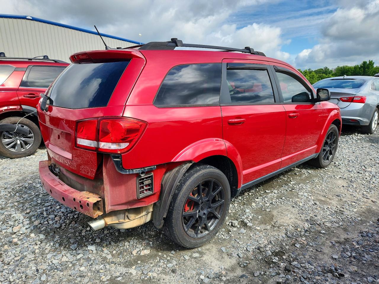 2015 Dodge Journey Sxt Красный vin: 3C4PDCBG1FT747939