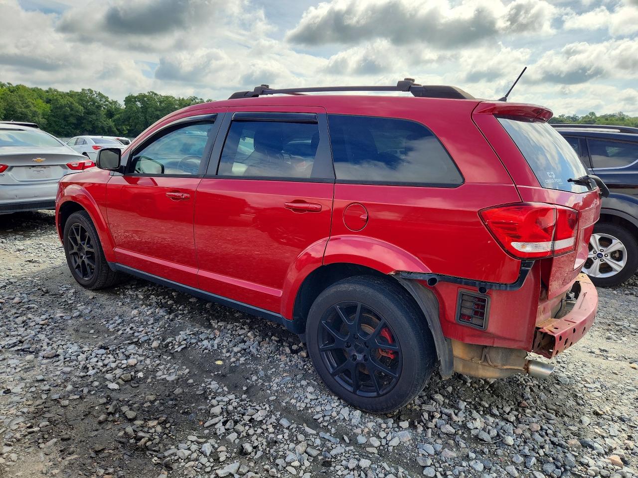 2015 Dodge Journey Sxt Красный vin: 3C4PDCBG1FT747939