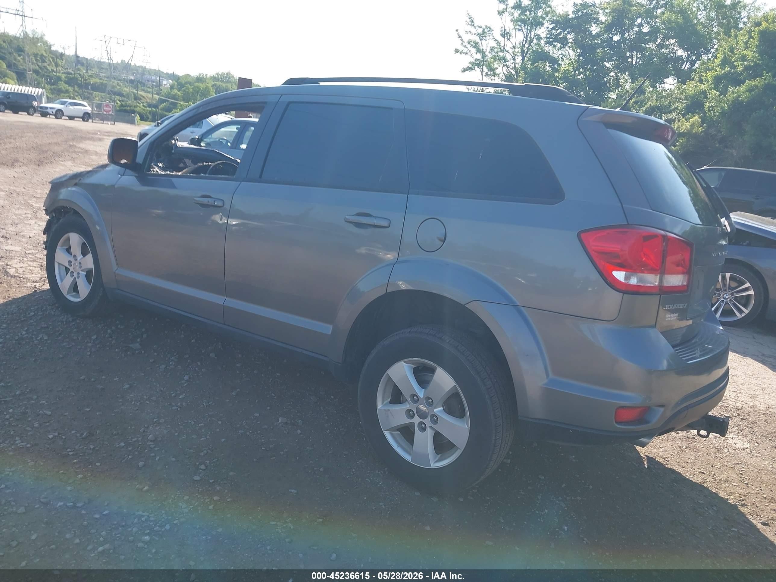 2012 Dodge Journey Sxt Gray vin: 3C4PDCBG2CT153890