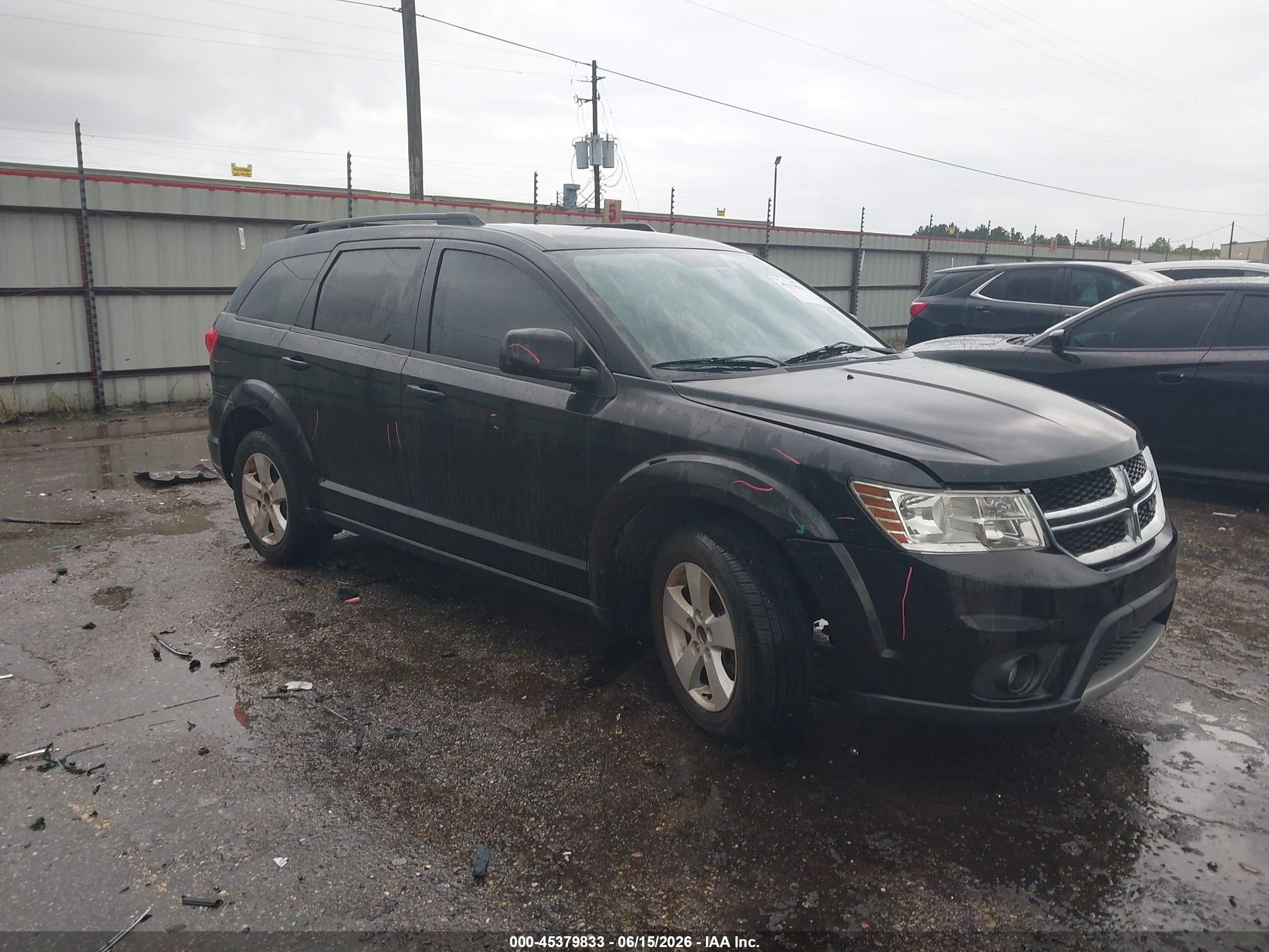 2012 Dodge Journey Sxt Black vin: 3C4PDCBG2CT207009