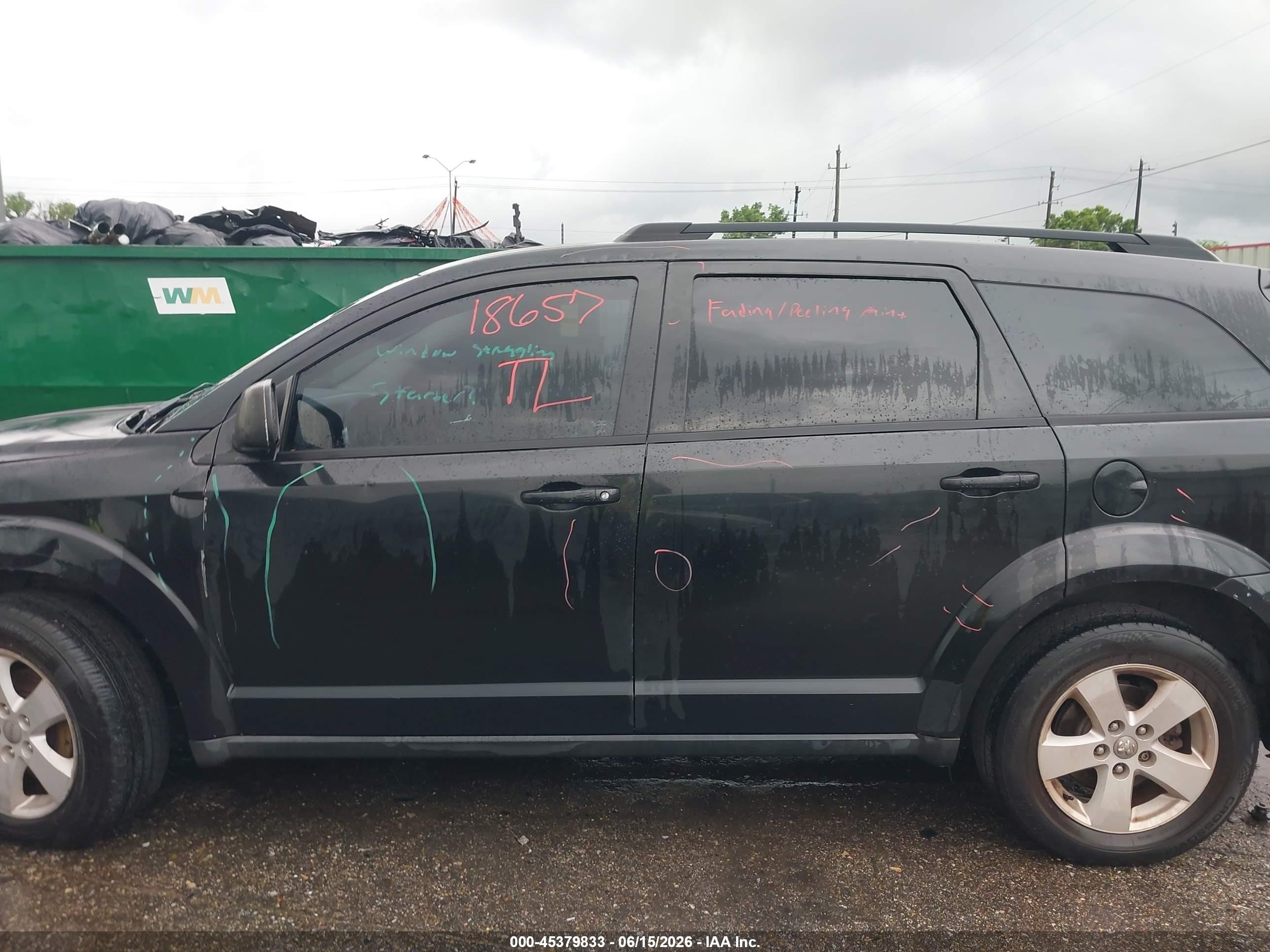2012 Dodge Journey Sxt Черный vin: 3C4PDCBG2CT207009