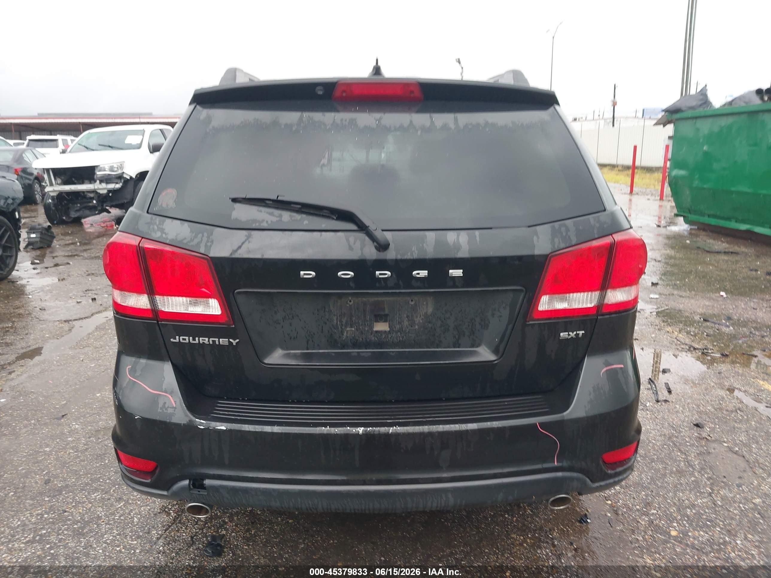 2012 Dodge Journey Sxt Черный vin: 3C4PDCBG2CT207009
