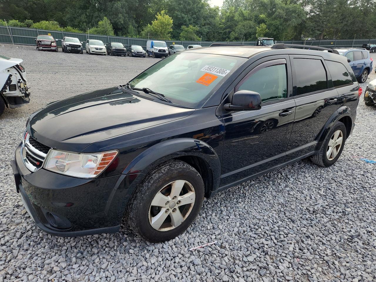 2012 Dodge Journey Sxt Черный vin: 3C4PDCBG2CT297035
