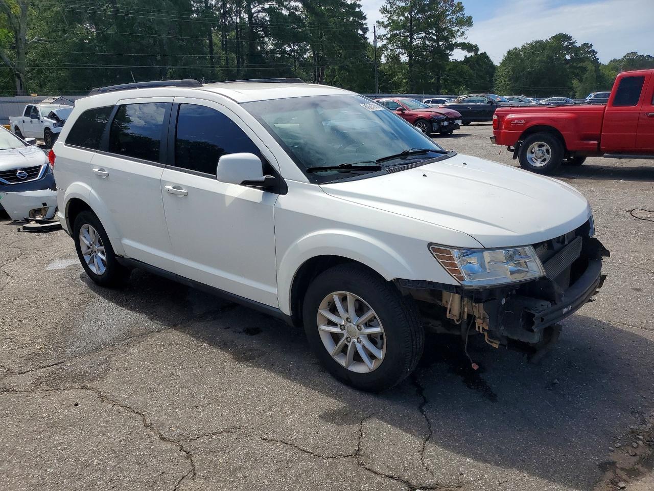 2013 Dodge Journey Sxt White vin: 3C4PDCBG2DT506565