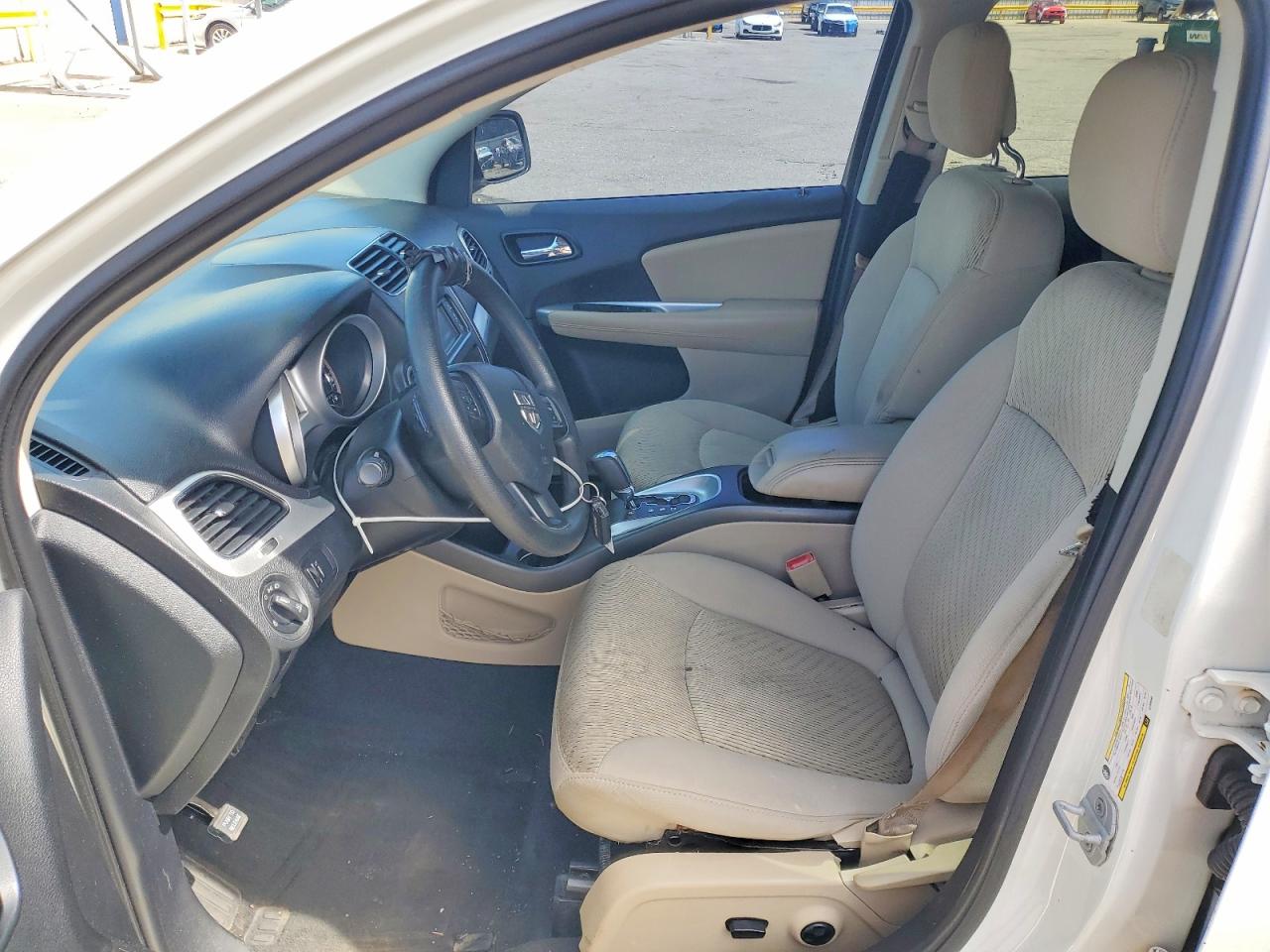 2013 Dodge Journey Sxt White vin: 3C4PDCBG2DT506565