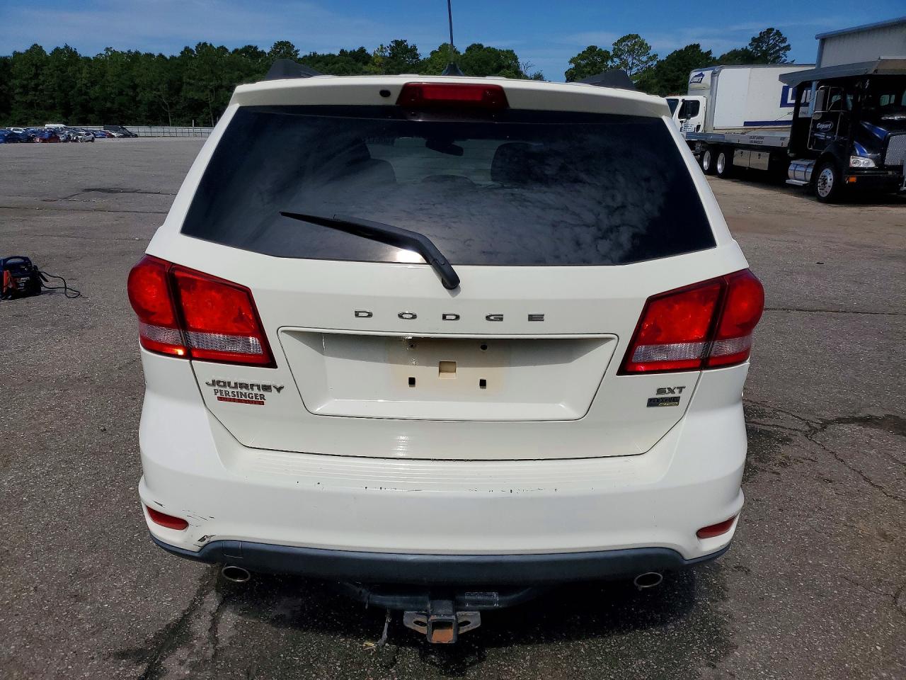 2013 Dodge Journey Sxt White vin: 3C4PDCBG2DT506565