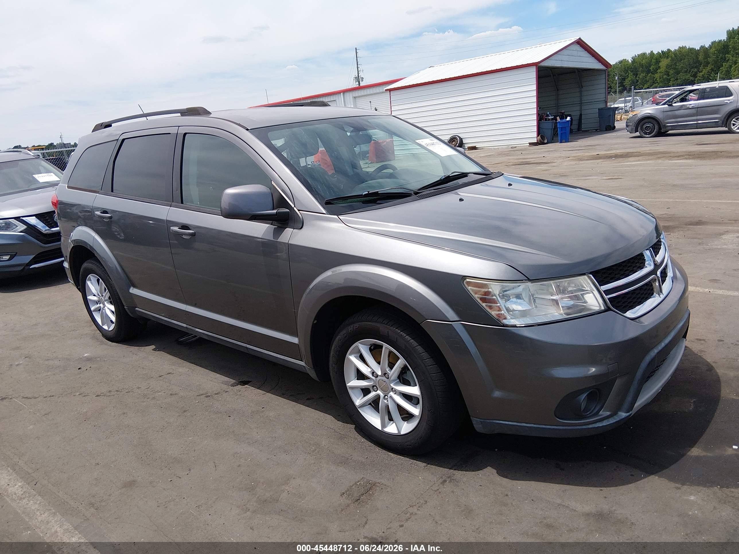 2013 Dodge Journey Sxt Gray vin: 3C4PDCBG2DT526976