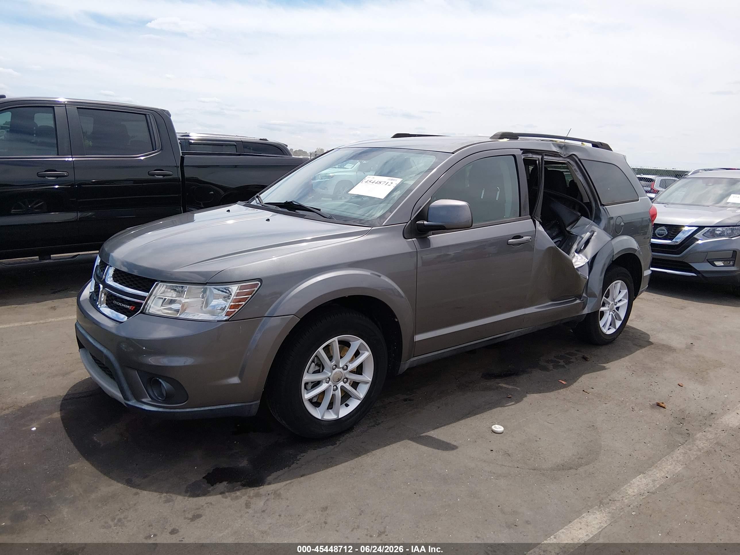 2013 Dodge Journey Sxt Gray vin: 3C4PDCBG2DT526976