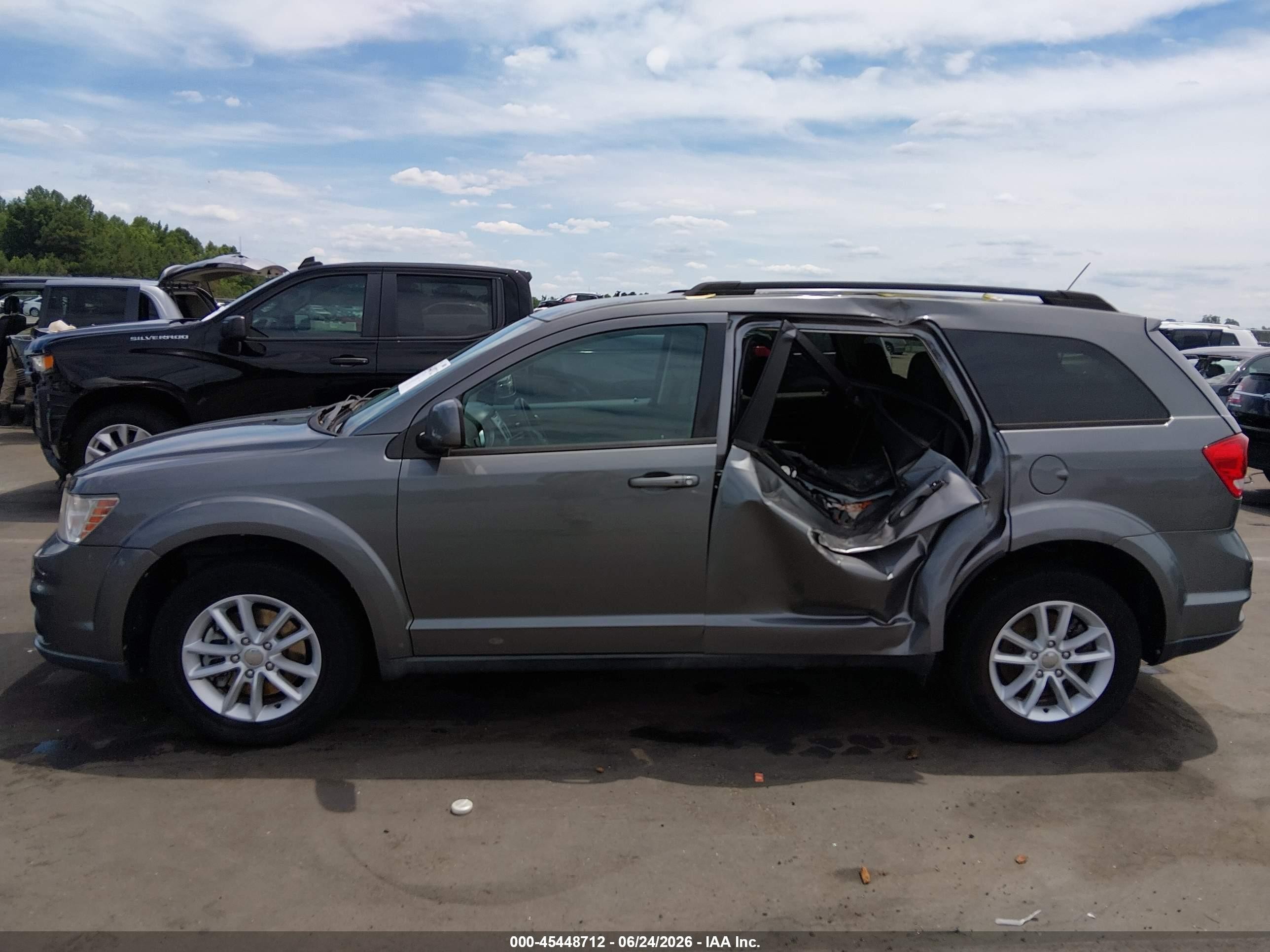 2013 Dodge Journey Sxt Gray vin: 3C4PDCBG2DT526976