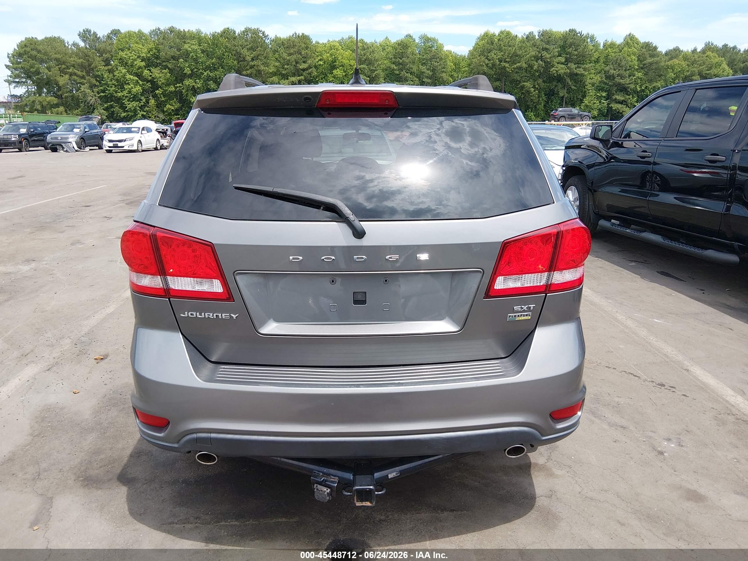 2013 Dodge Journey Sxt Gray vin: 3C4PDCBG2DT526976