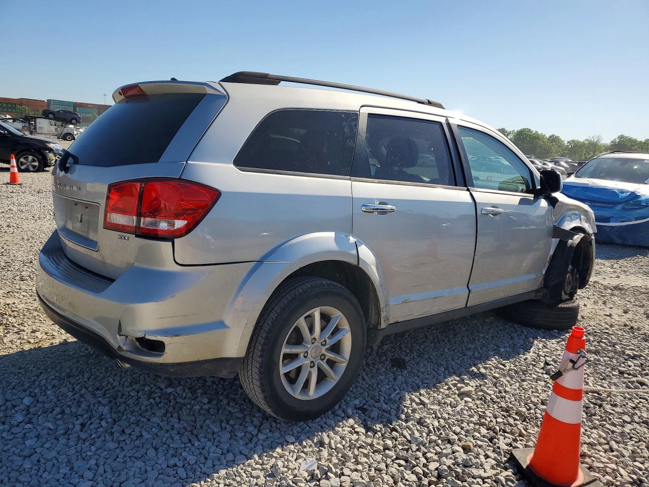 2013 Dodge Journey Sxt Silver vin: 3C4PDCBG2DT563929