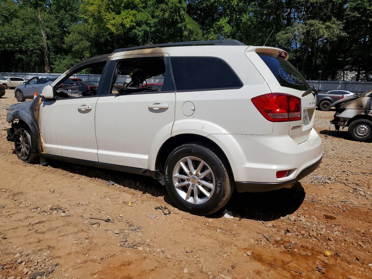 2013 Dodge Journey Sxt White vin: 3C4PDCBG2DT659544