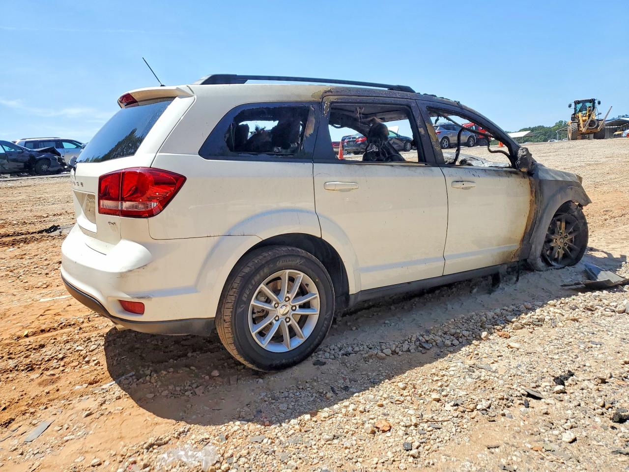 2013 Dodge Journey Sxt White vin: 3C4PDCBG2DT659544