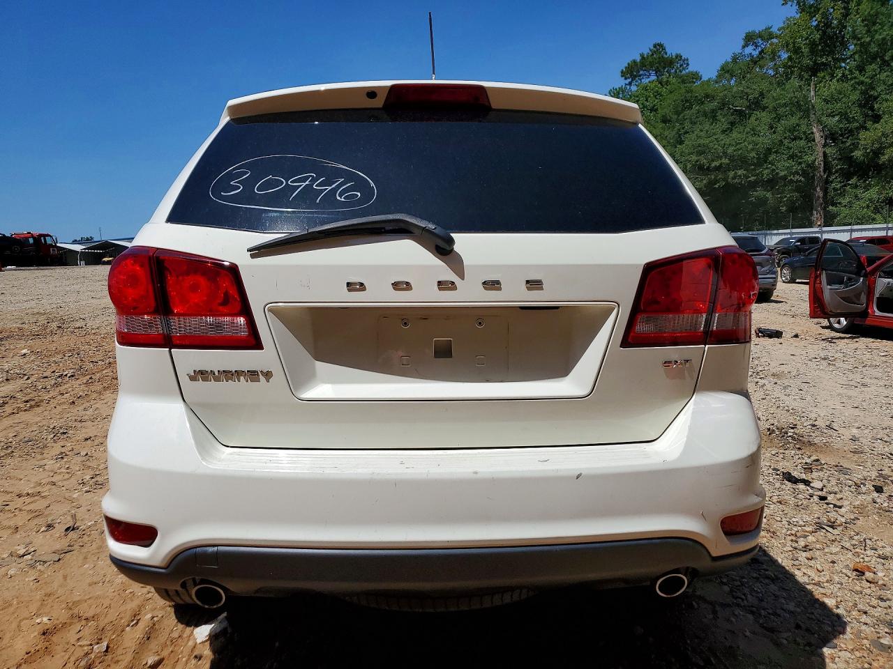 2013 Dodge Journey Sxt White vin: 3C4PDCBG2DT659544