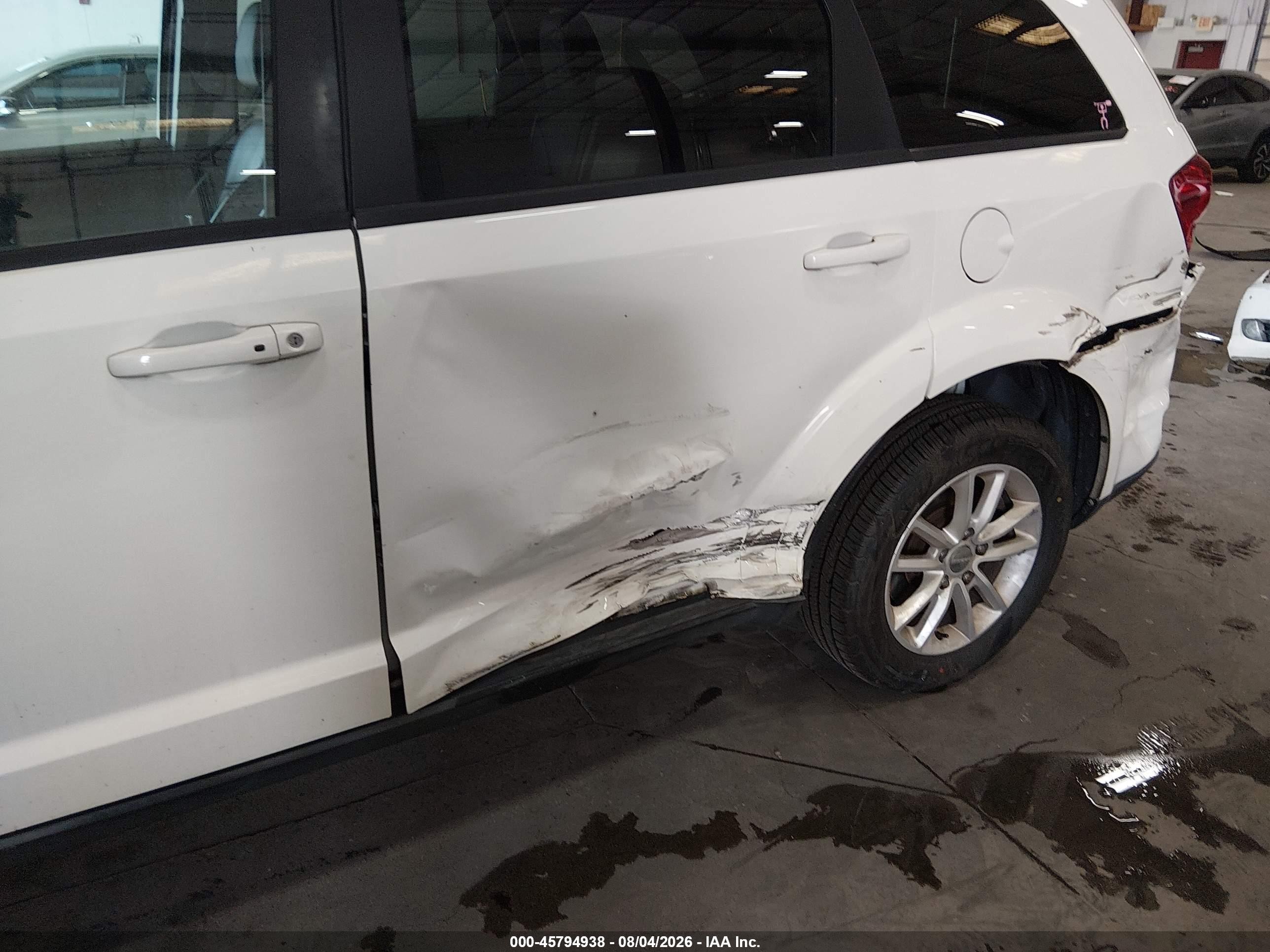 2013 Dodge Journey Sxt White vin: 3C4PDCBG2DT660726