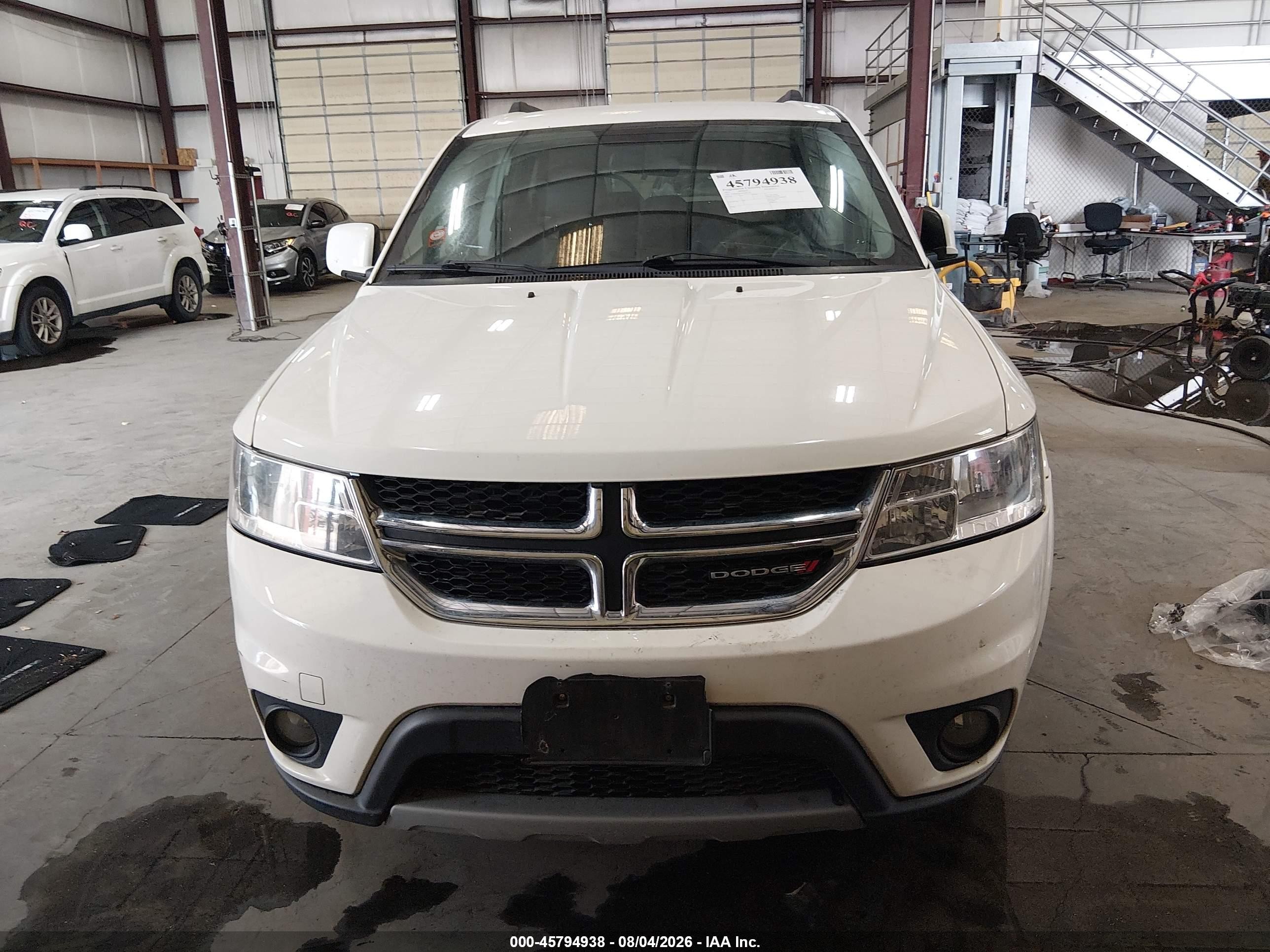 2013 Dodge Journey Sxt White vin: 3C4PDCBG2DT660726