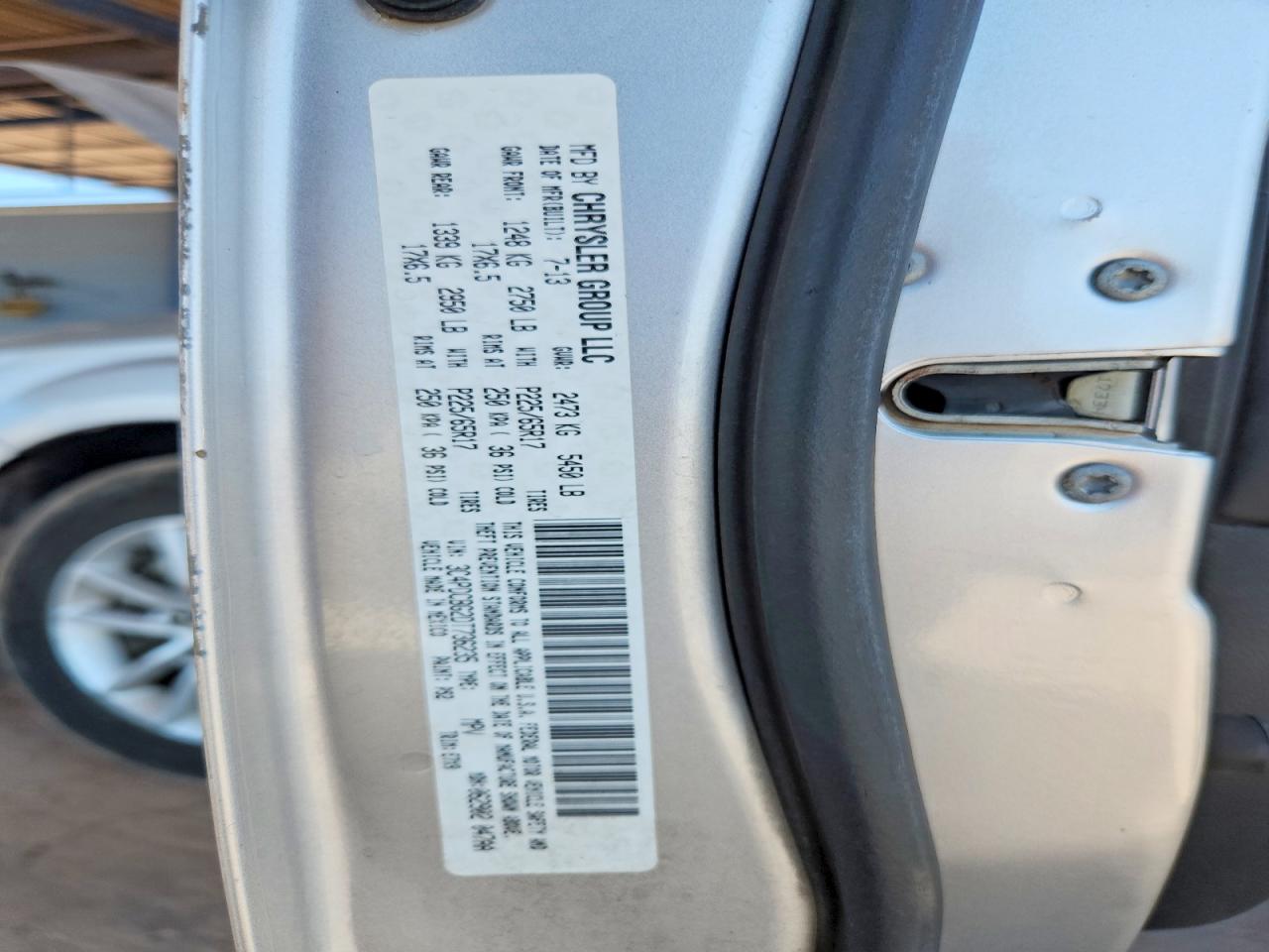 2013 Dodge Journey Sxt Серебряный vin: 3C4PDCBG2DT736235