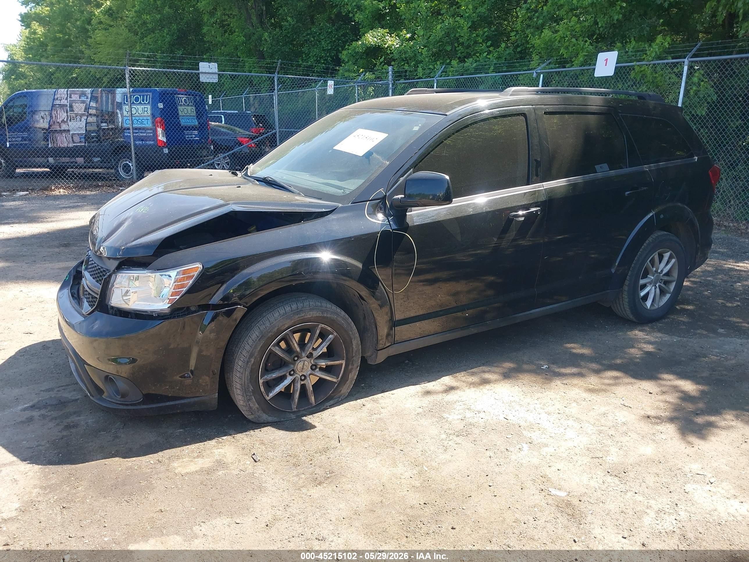 2014 Dodge Journey Sxt Черный vin: 3C4PDCBG2ET115160