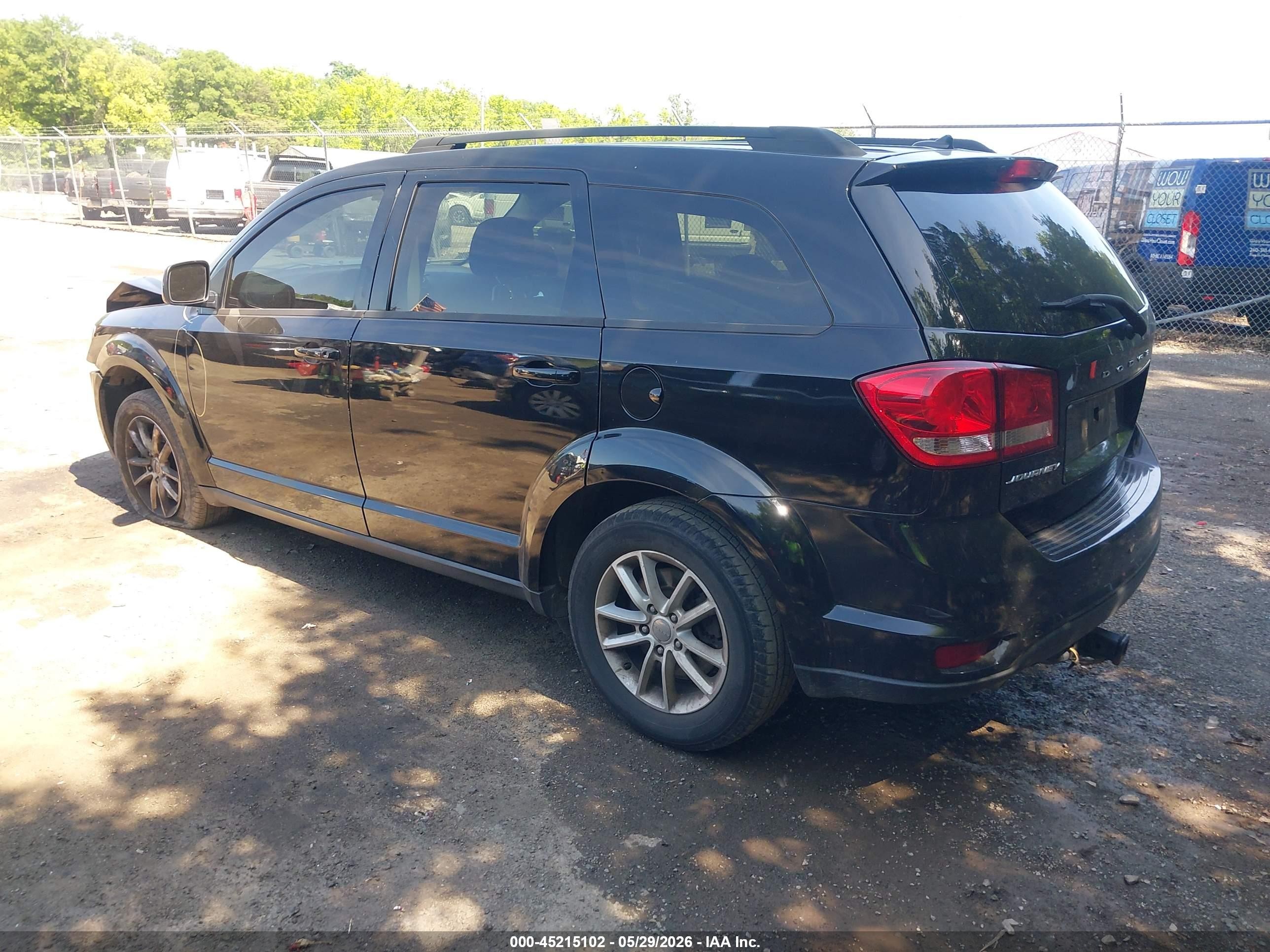 2014 Dodge Journey Sxt Черный vin: 3C4PDCBG2ET115160
