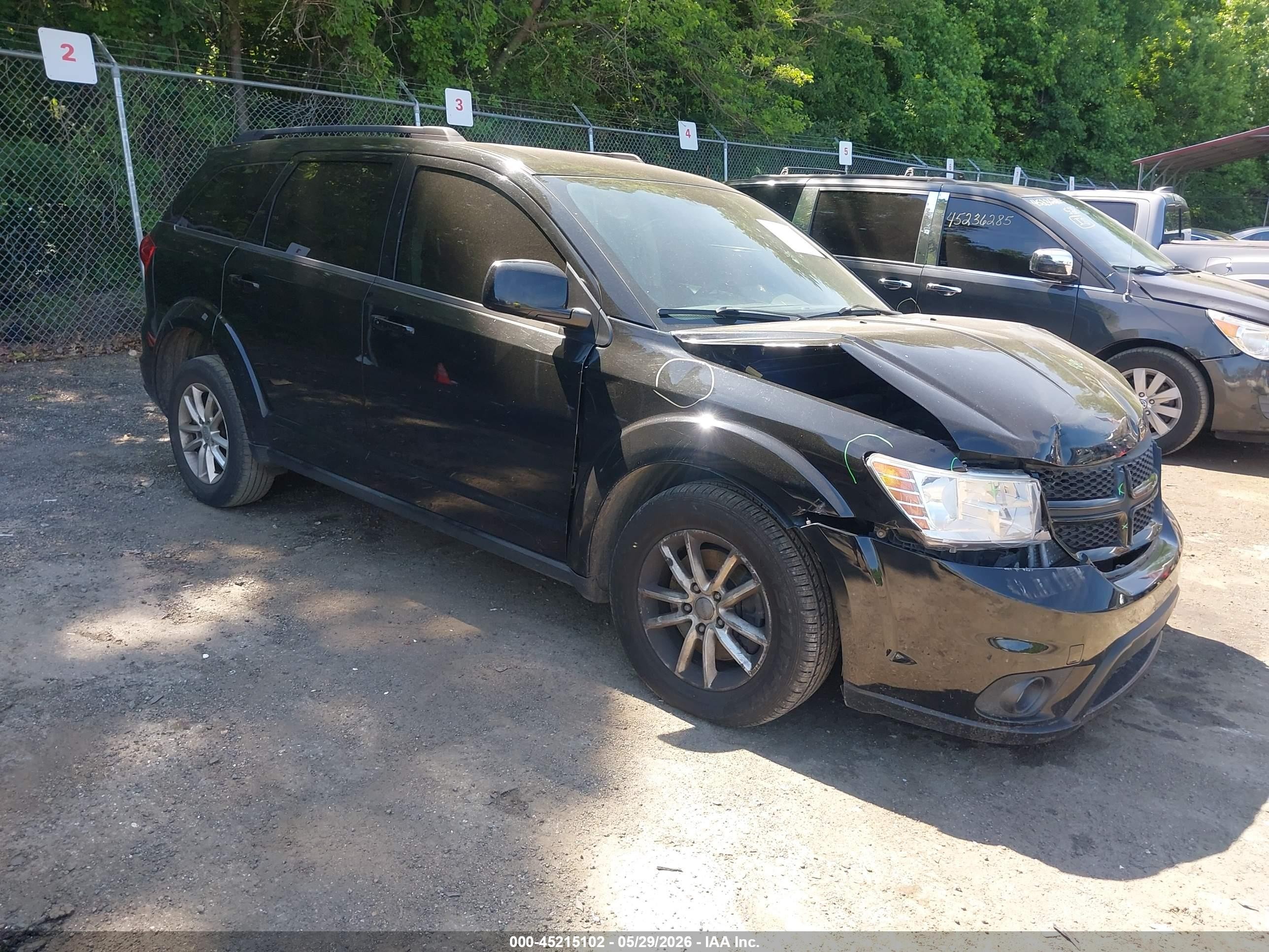 2014 Dodge Journey Sxt Черный vin: 3C4PDCBG2ET115160