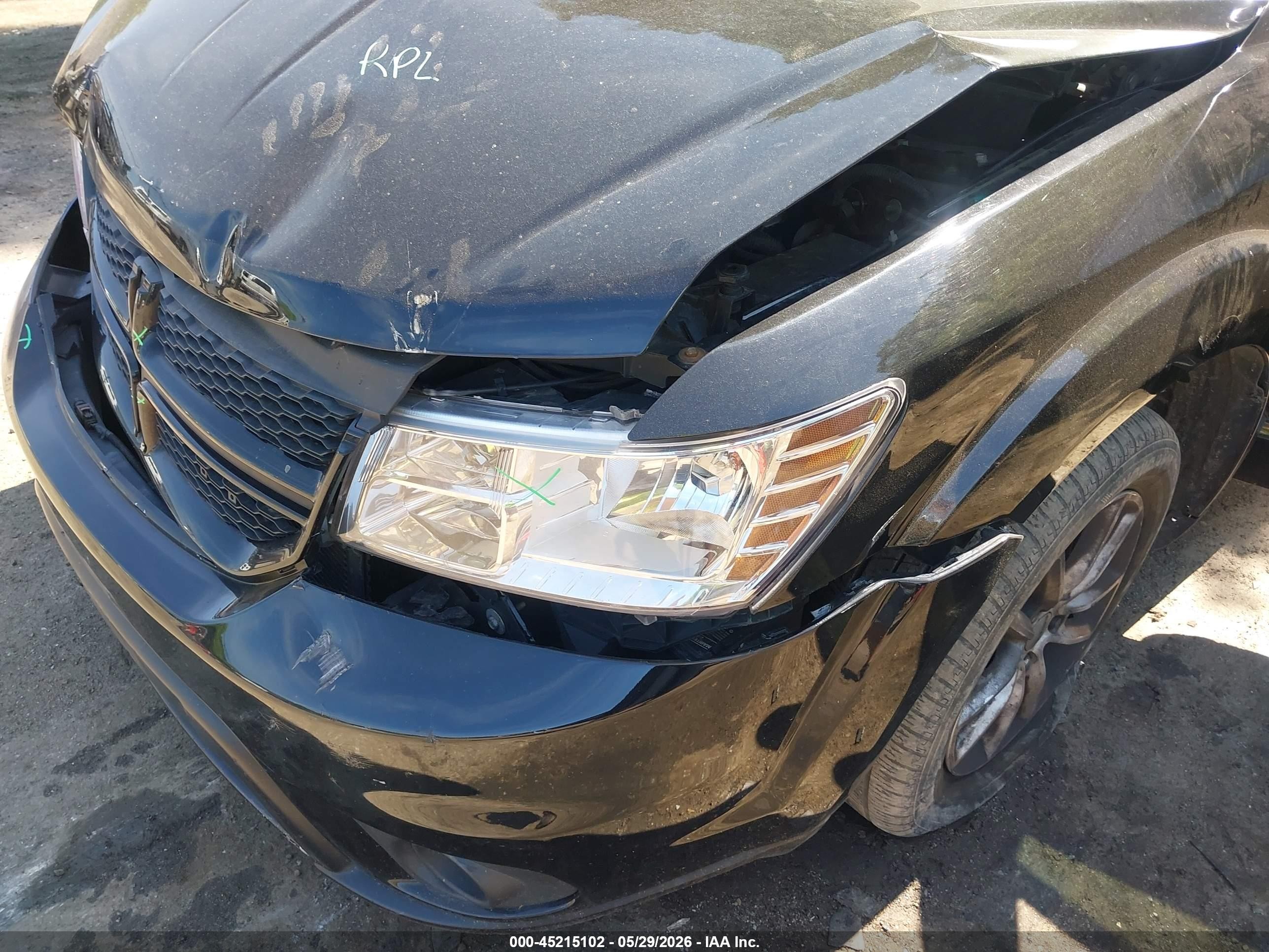 2014 Dodge Journey Sxt Черный vin: 3C4PDCBG2ET115160