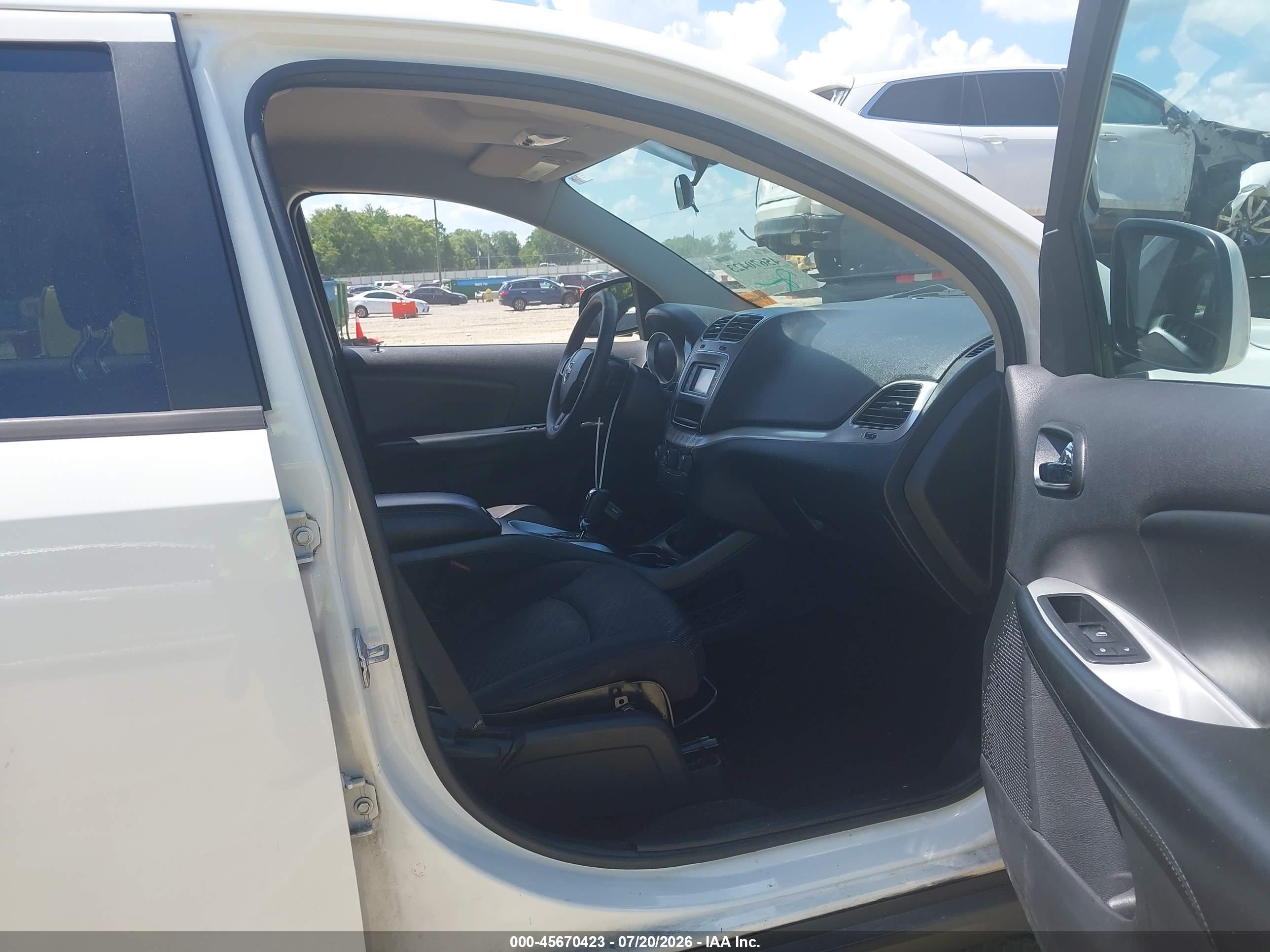2014 Dodge Journey Sxt White vin: 3C4PDCBG2ET127759