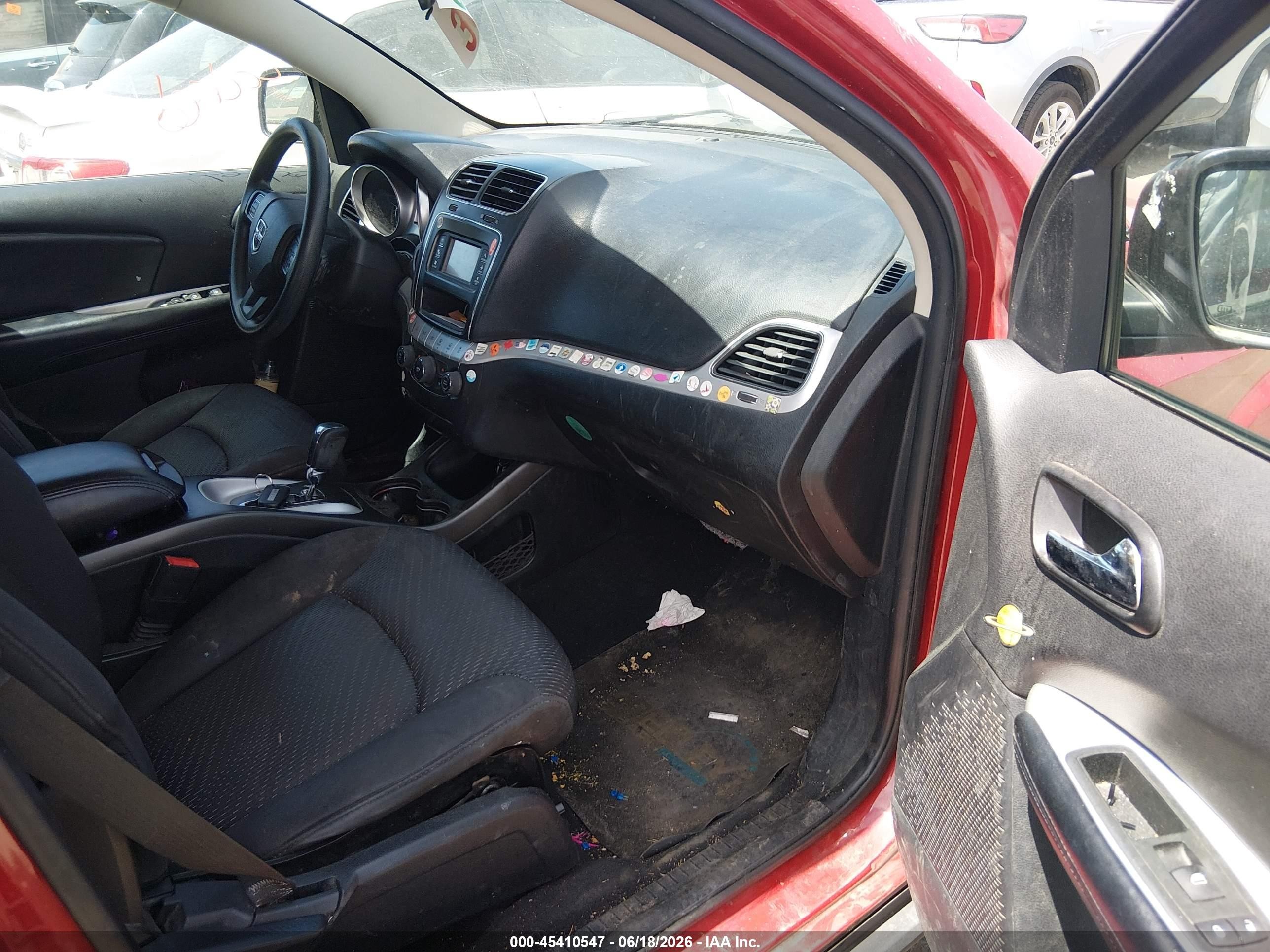 2014 Dodge Journey Sxt Красный vin: 3C4PDCBG2ET270713