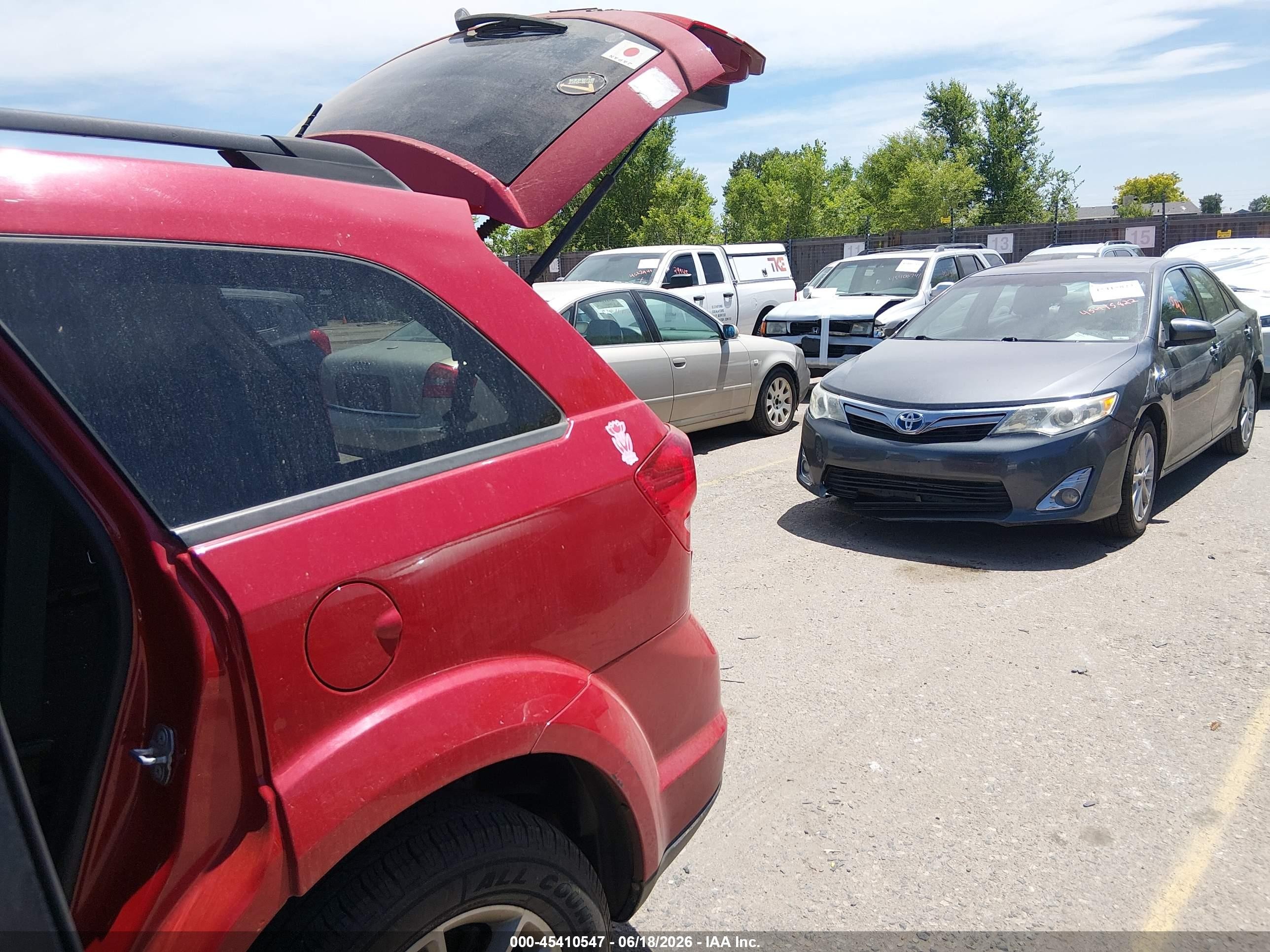 2014 Dodge Journey Sxt Красный vin: 3C4PDCBG2ET270713