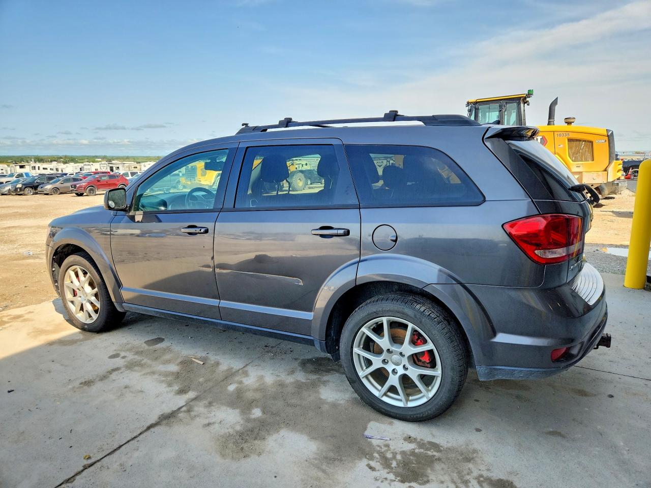 2014 Dodge Journey Sxt Gray vin: 3C4PDCBG2ET284188