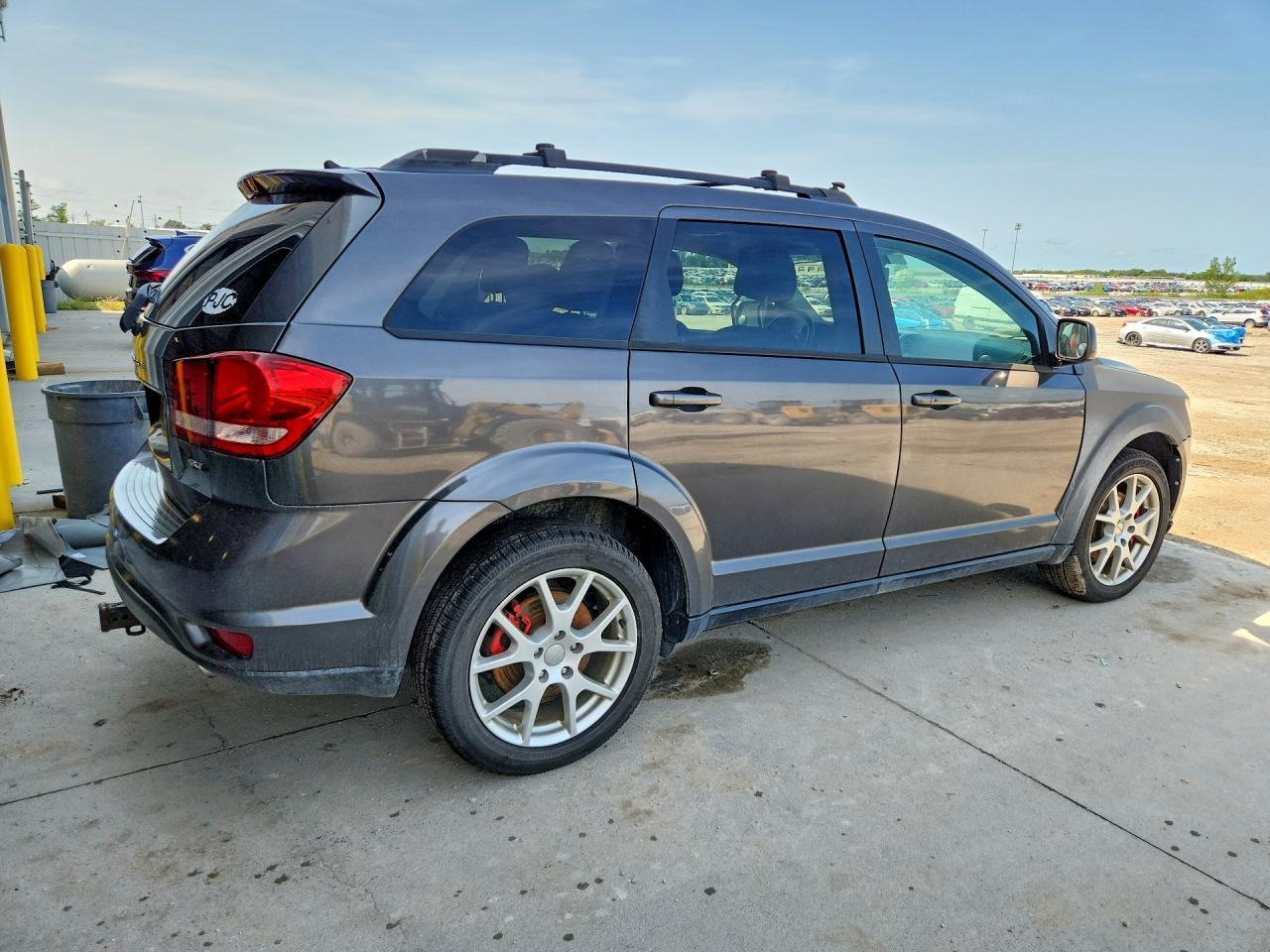2014 Dodge Journey Sxt Gray vin: 3C4PDCBG2ET284188