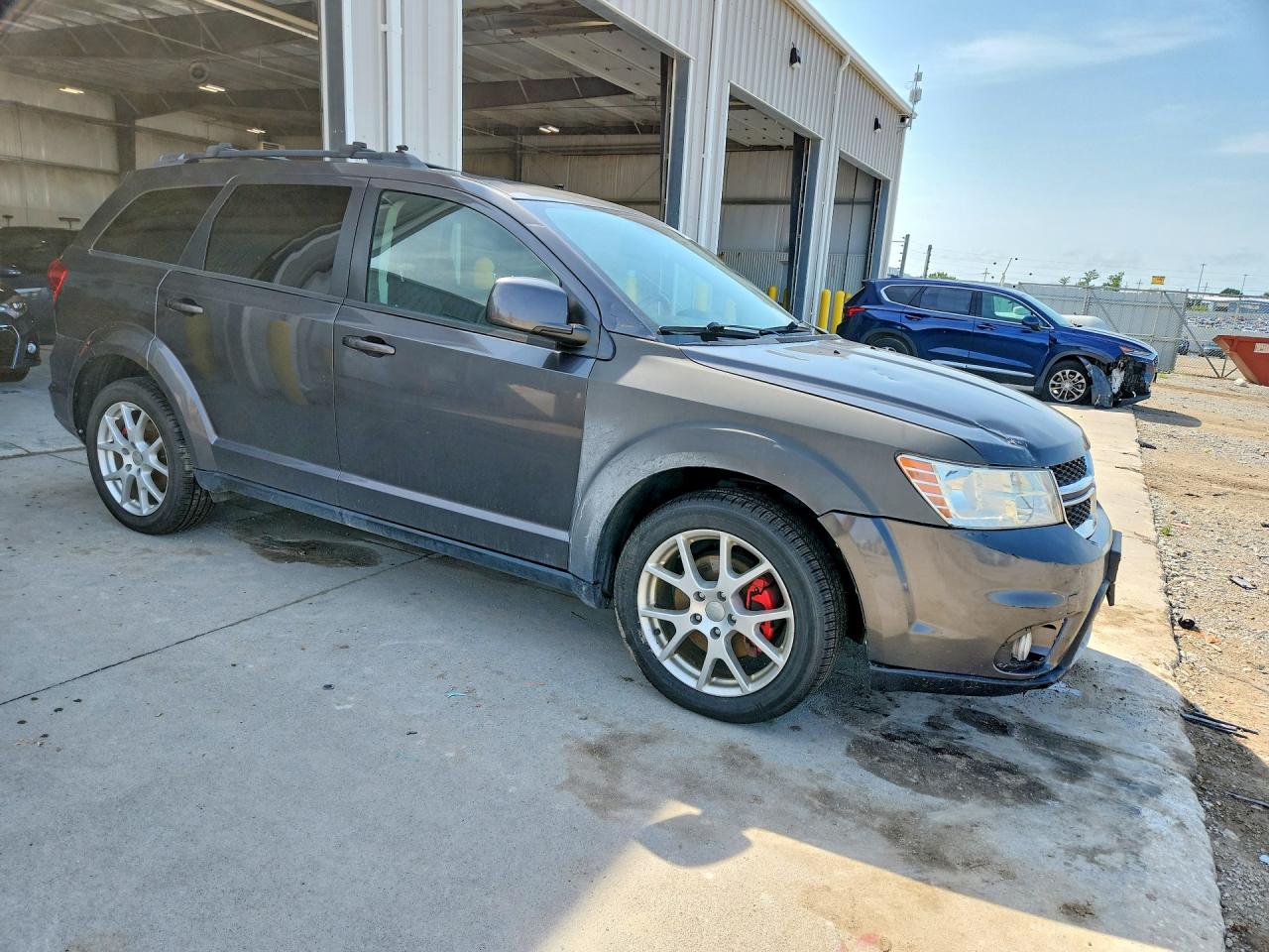 2014 Dodge Journey Sxt Gray vin: 3C4PDCBG2ET284188