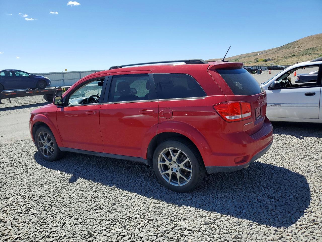 2014 Dodge Journey Sxt Red vin: 3C4PDCBG2ET313558