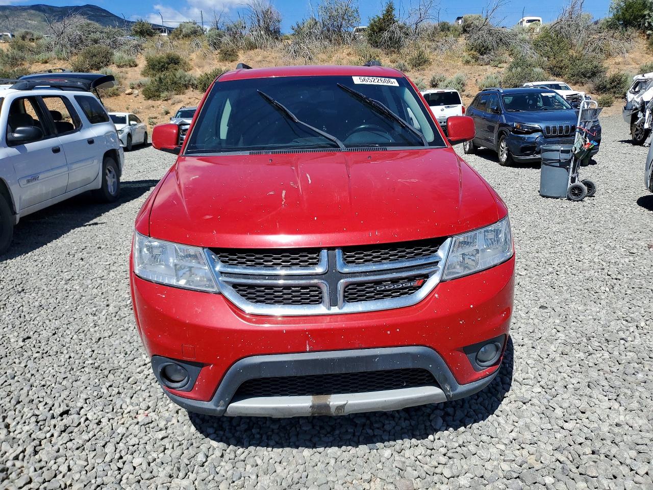 2014 Dodge Journey Sxt Red vin: 3C4PDCBG2ET313558
