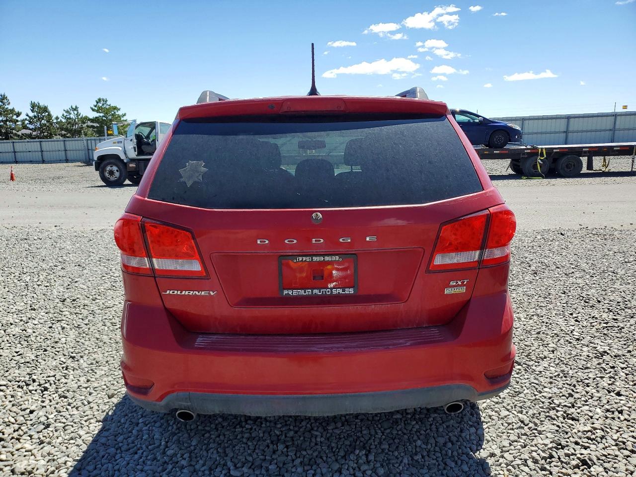 2014 Dodge Journey Sxt Red vin: 3C4PDCBG2ET313558