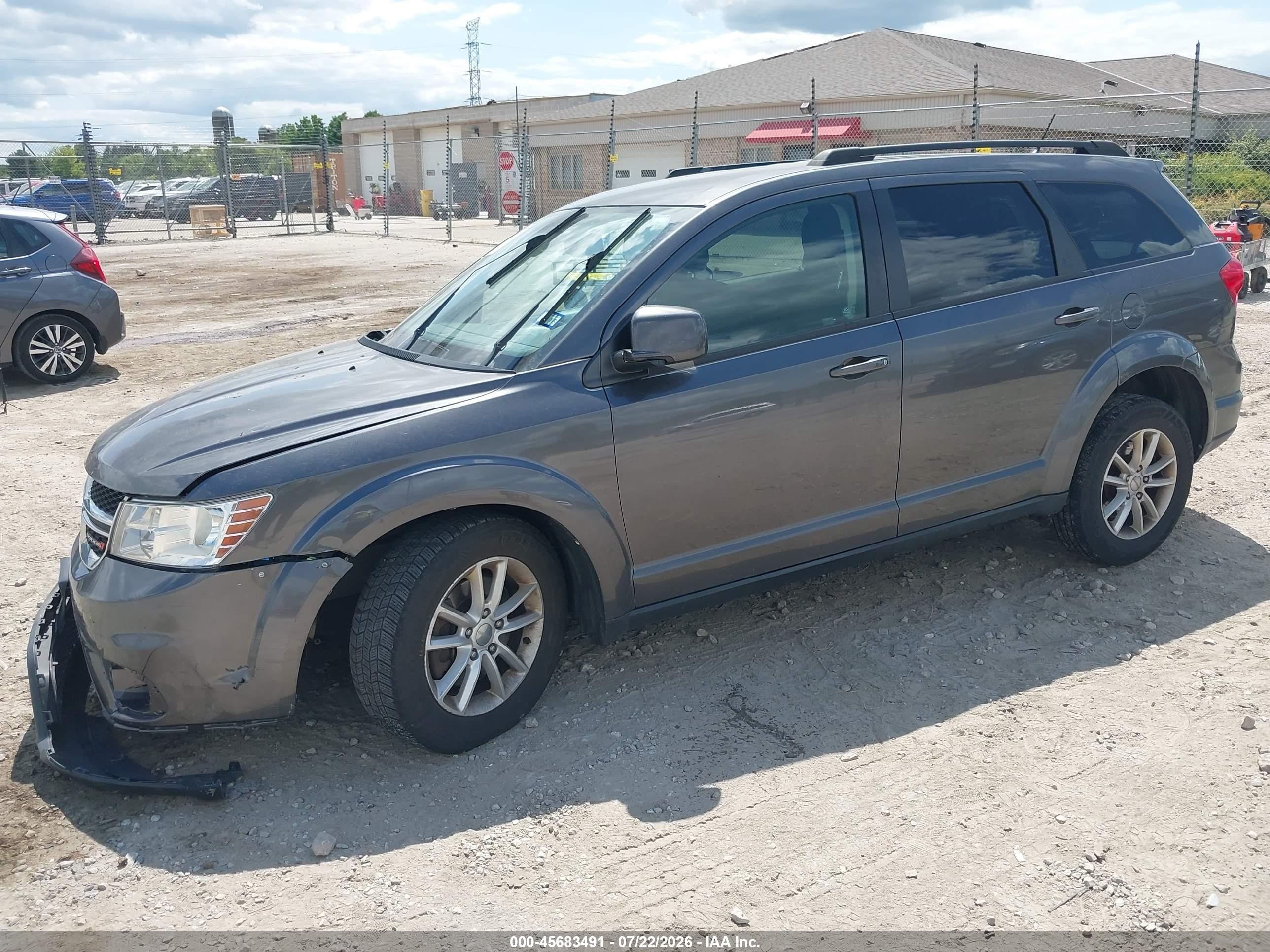 2015 Dodge Journey Sxt Gray vin: 3C4PDCBG2FT586999