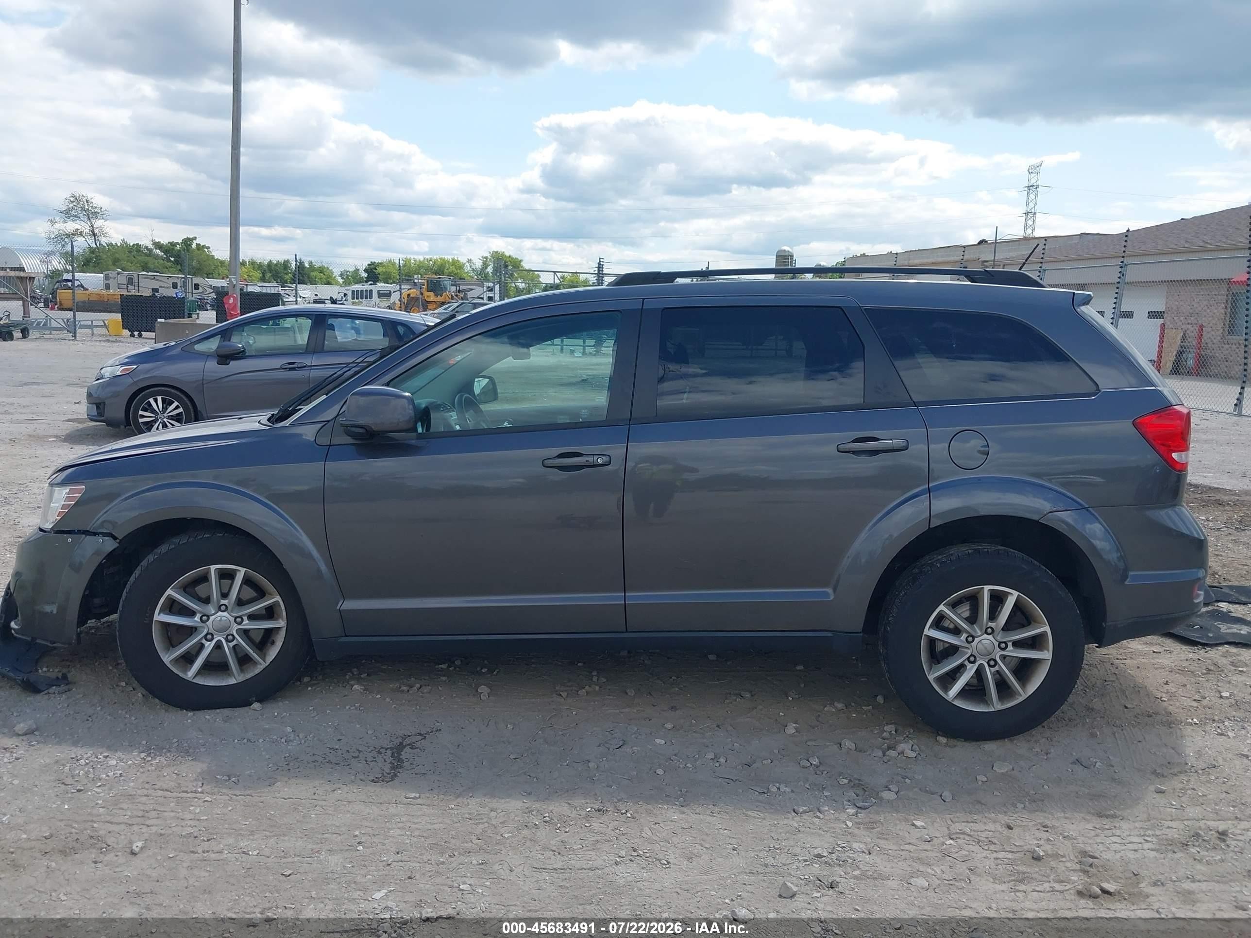 2015 Dodge Journey Sxt Gray vin: 3C4PDCBG2FT586999