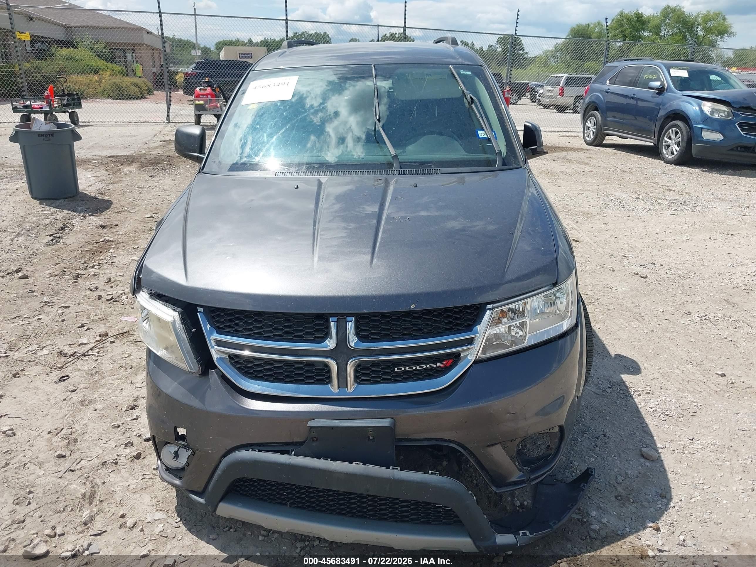 2015 Dodge Journey Sxt Gray vin: 3C4PDCBG2FT586999