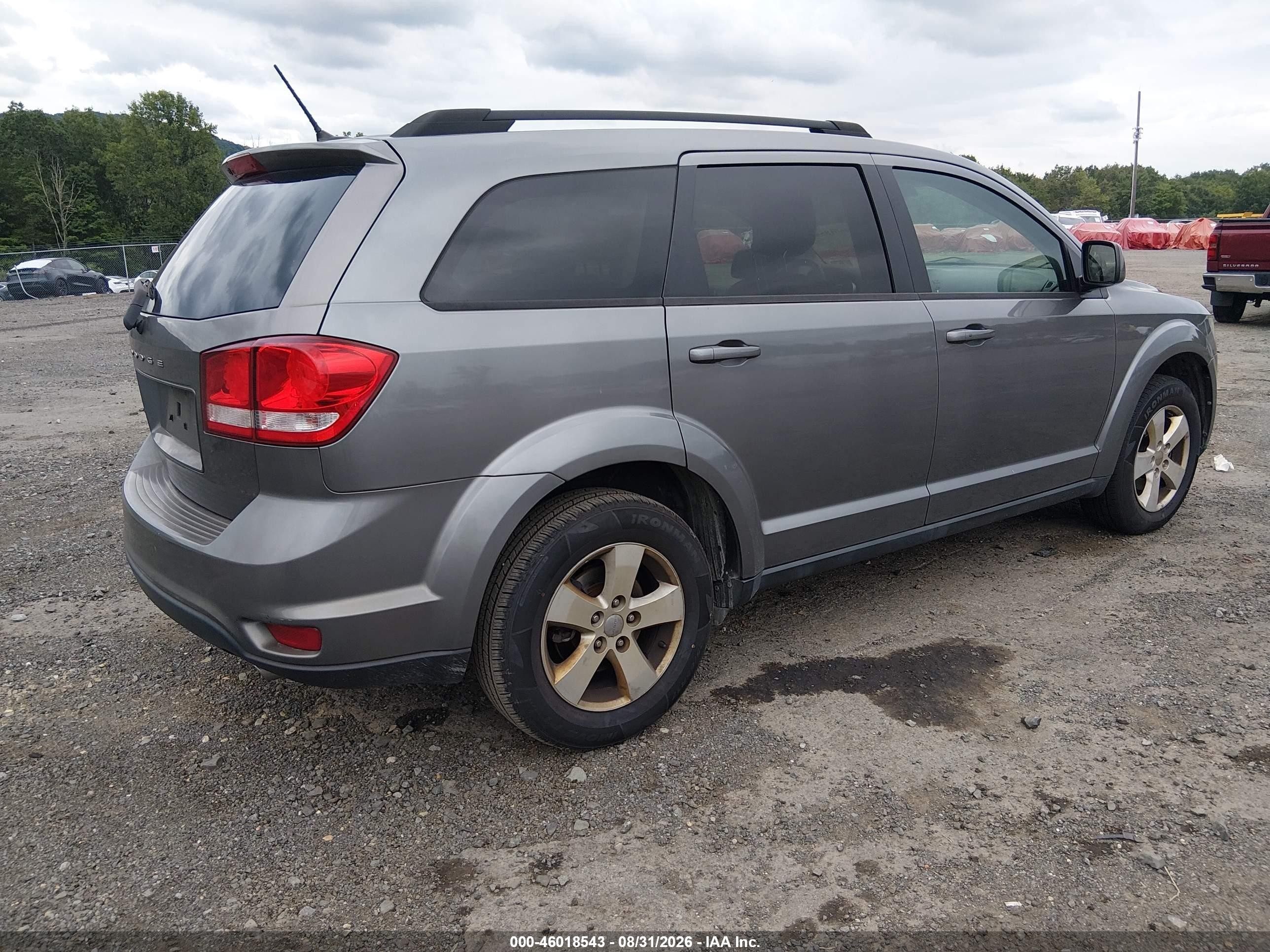 2012 Dodge Journey Sxt Gray vin: 3C4PDCBG3CT180547