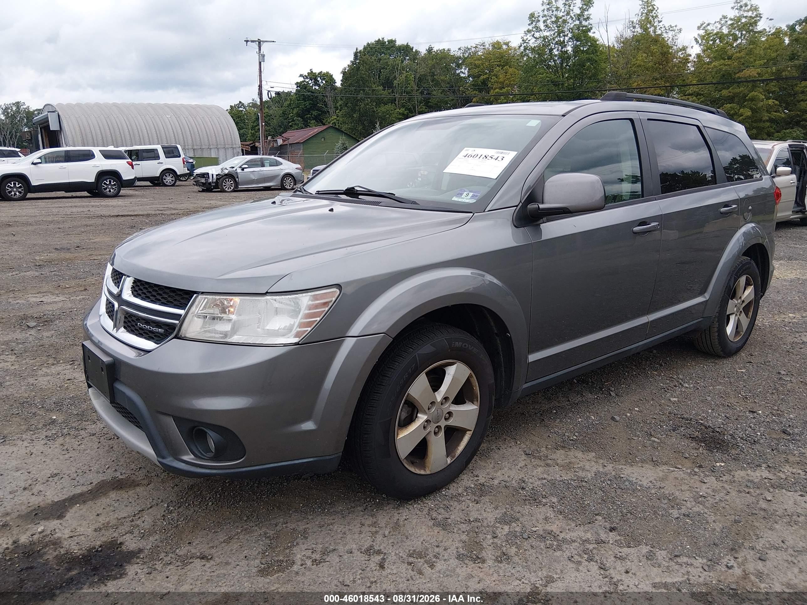 2012 Dodge Journey Sxt Gray vin: 3C4PDCBG3CT180547