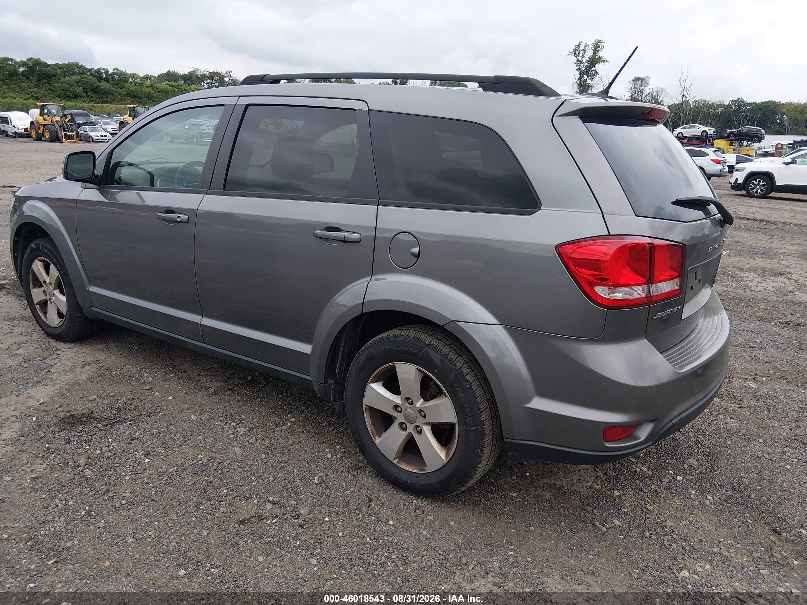 2012 Dodge Journey Sxt Gray vin: 3C4PDCBG3CT180547