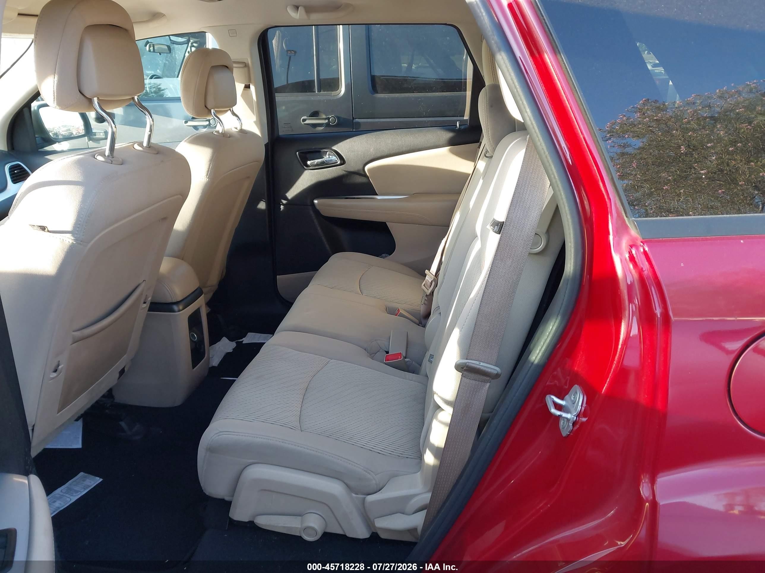2013 Dodge Journey Sxt Red vin: 3C4PDCBG3DT503366