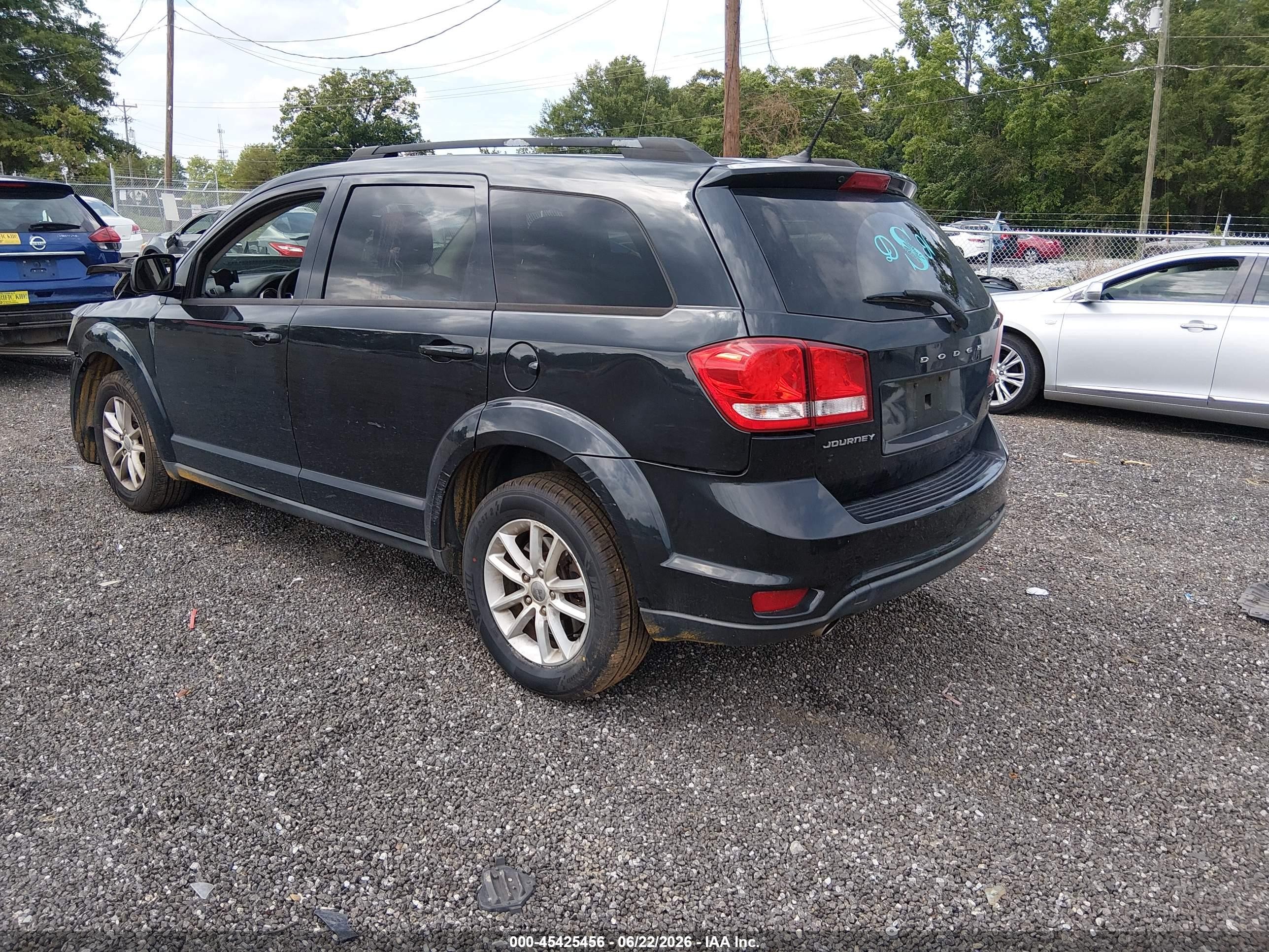 2013 Dodge Journey Sxt Black vin: 3C4PDCBG3DT637326