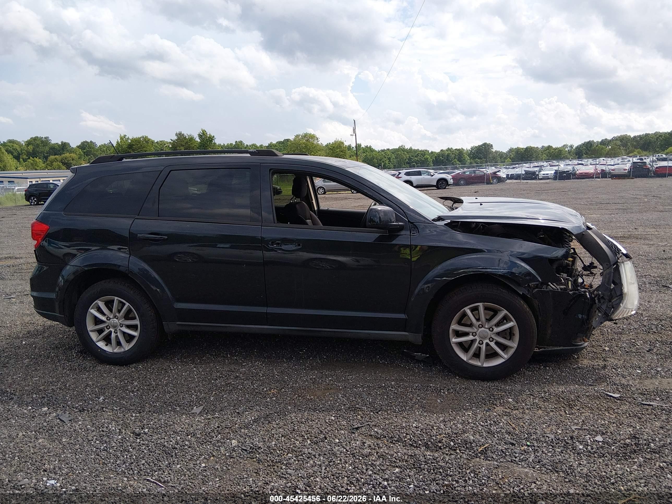 2013 Dodge Journey Sxt Black vin: 3C4PDCBG3DT637326