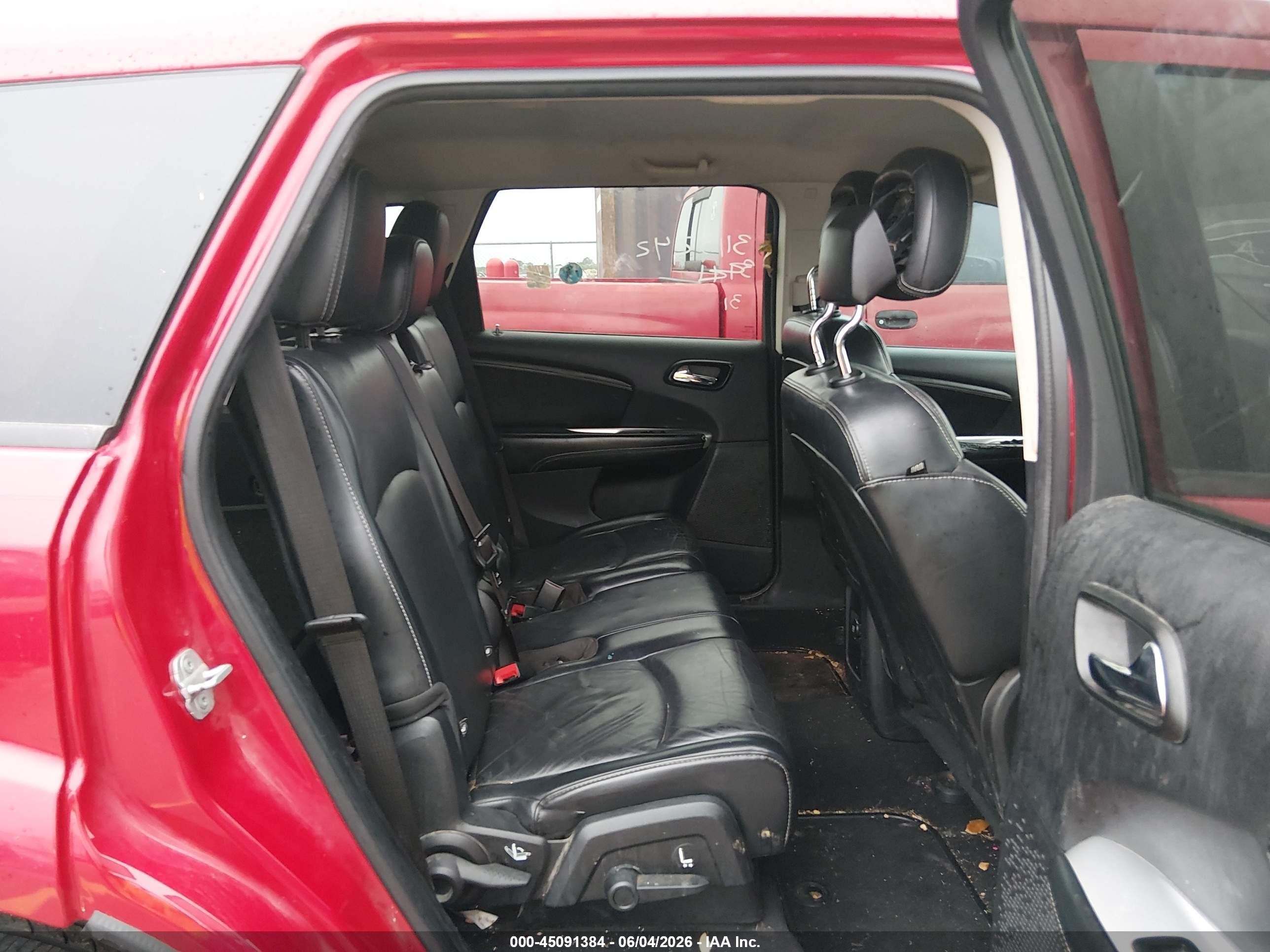 2013 Dodge Journey Sxt Red vin: 3C4PDCBG3DT695534