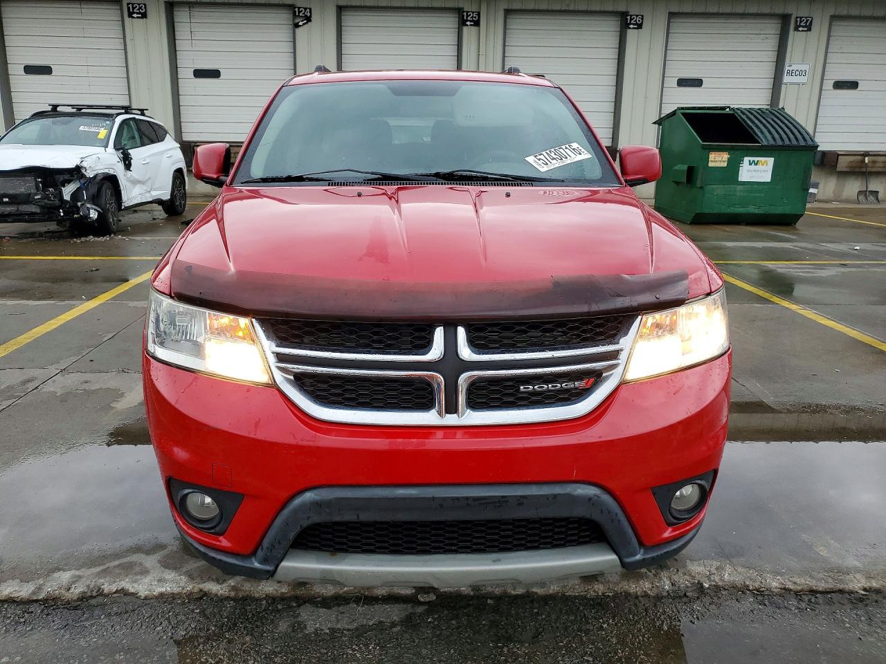 2013 Dodge Journey Sxt Red vin: 3C4PDCBG3DT701803