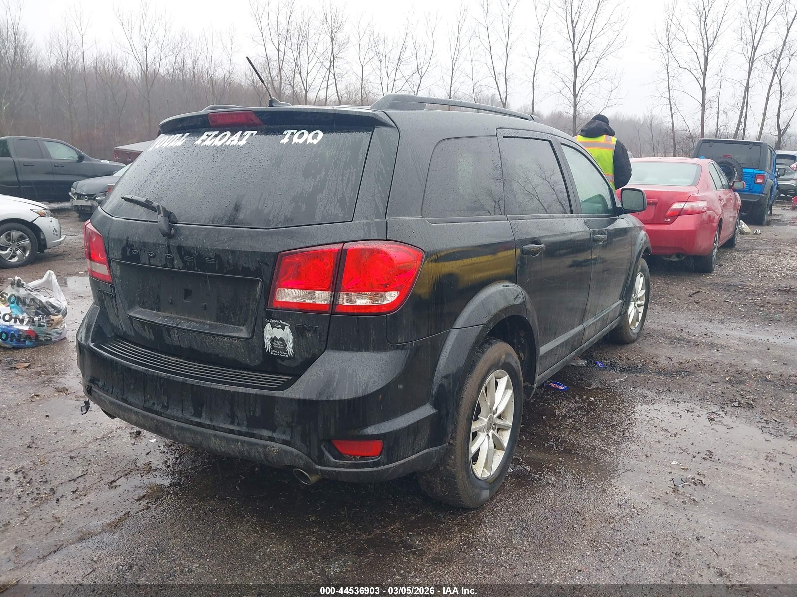 2013 Dodge Journey Sxt Black vin: 3C4PDCBG3DT728998
